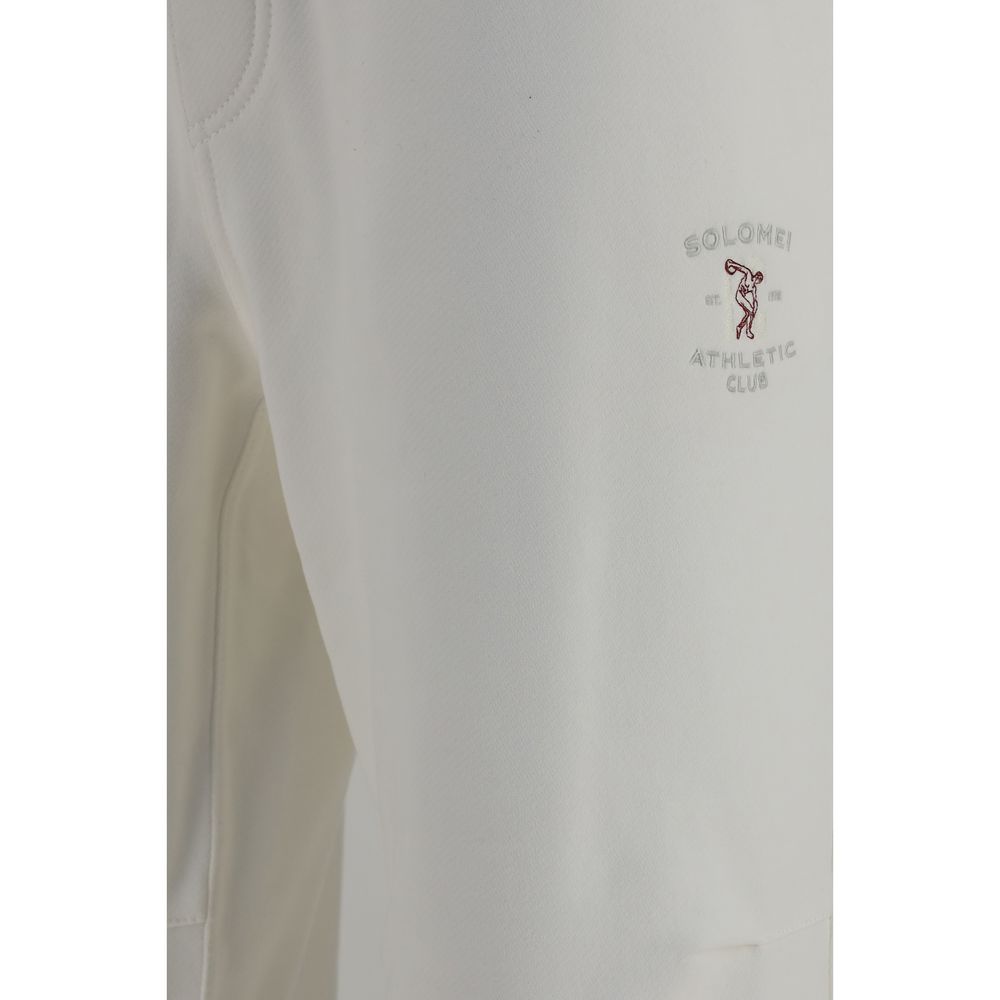 Brunello Cucinelli White Cotton Casual Men's Pants