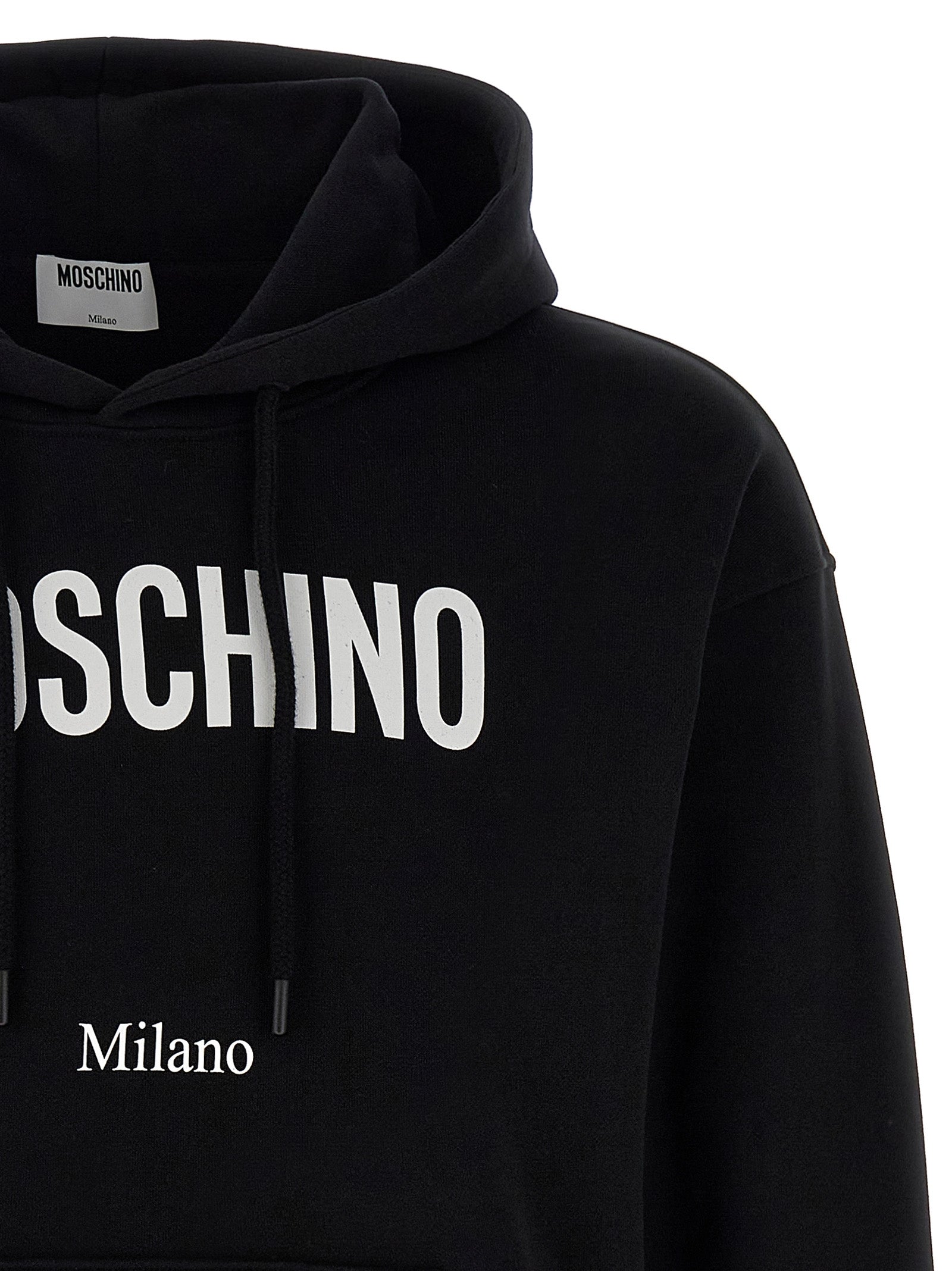 Moschino Black Cotton Men's Sweatshirt