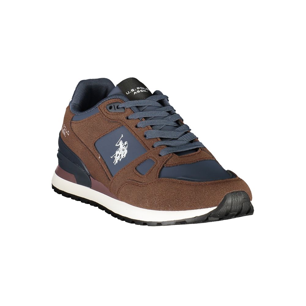 U.S. POLO ASSN. Brown Polyurethane Men's Men's Sneaker