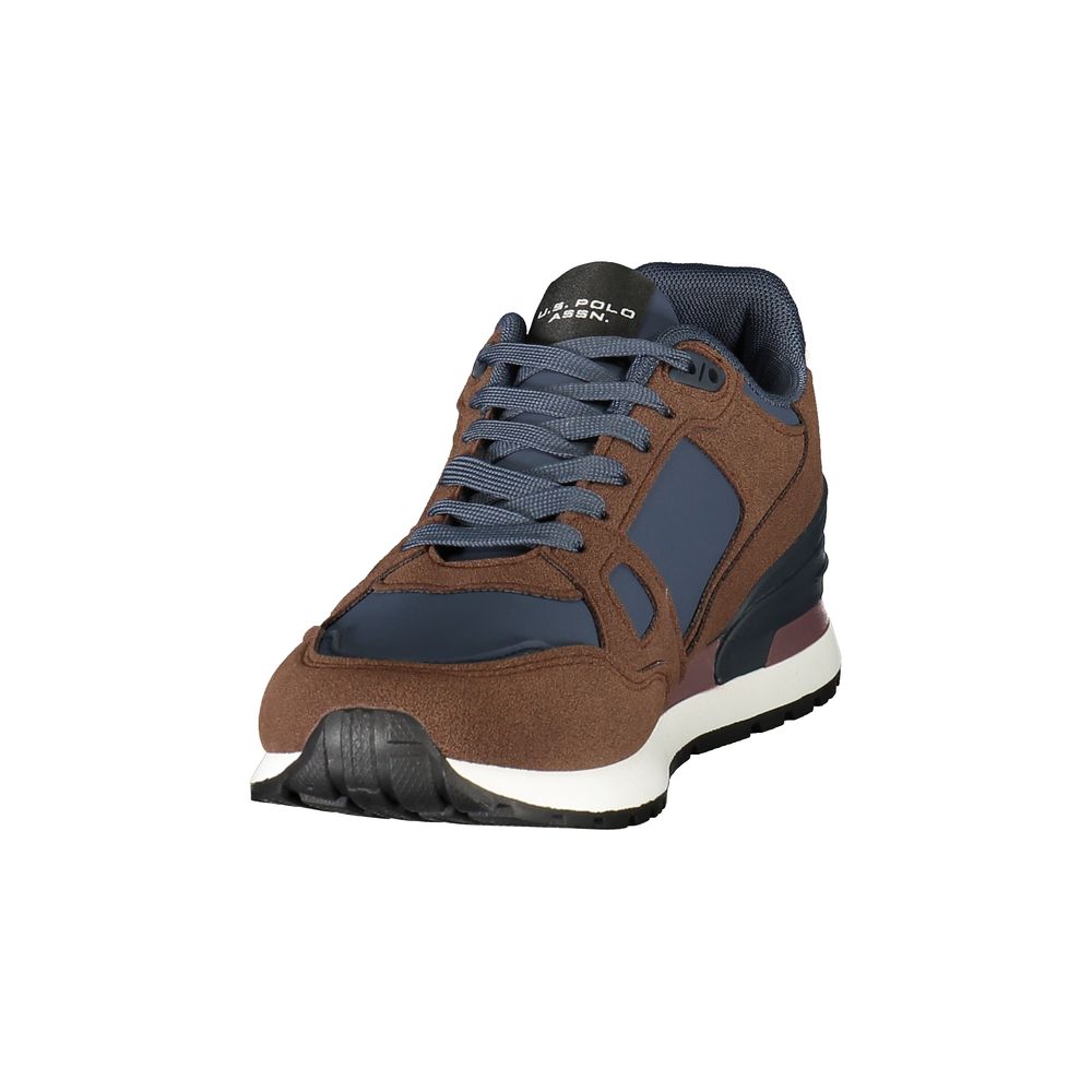 U.S. POLO ASSN. Brown Polyurethane Men's Men's Sneaker