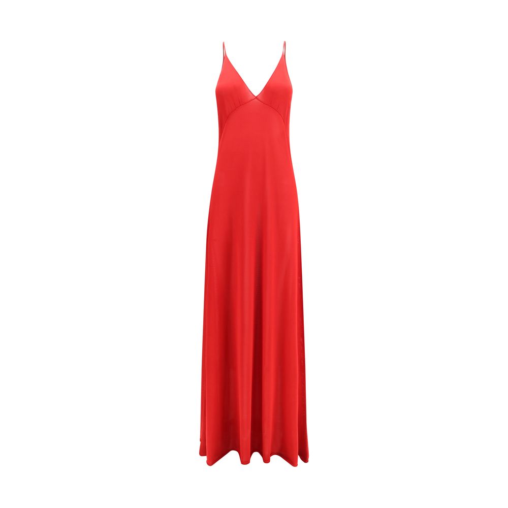 Fendi Red Silk Casual Women's Dress