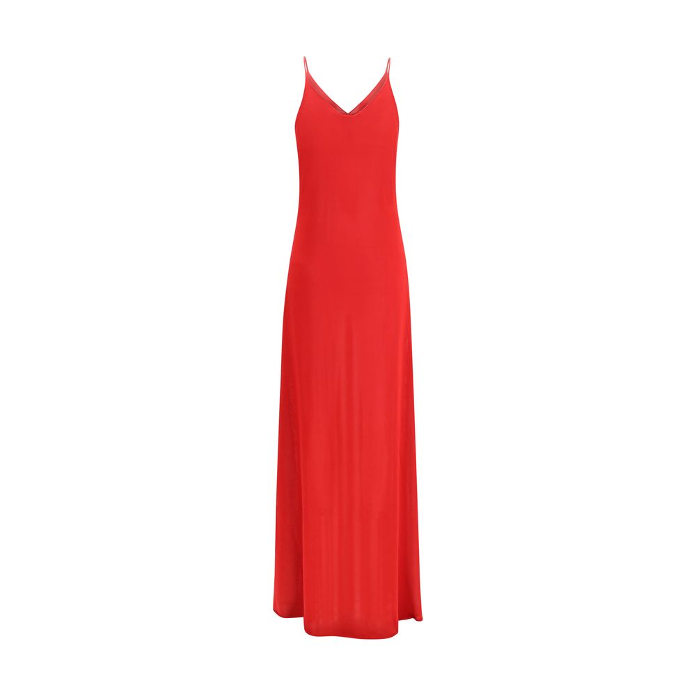 Fendi Red Silk Casual Women's Dress