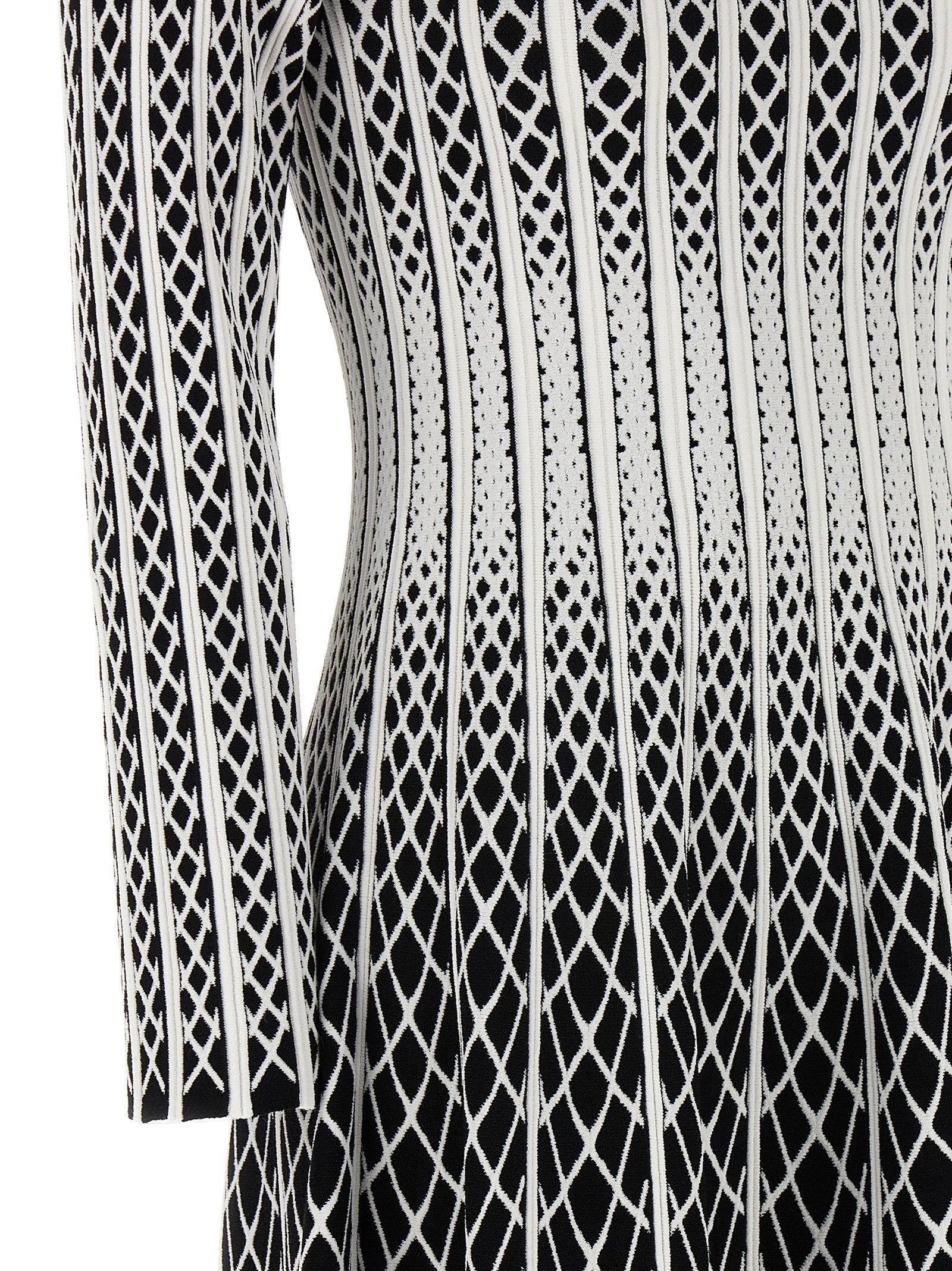 ANTONINO VALENTI Bicolor Viscose Midi Women's Skirt