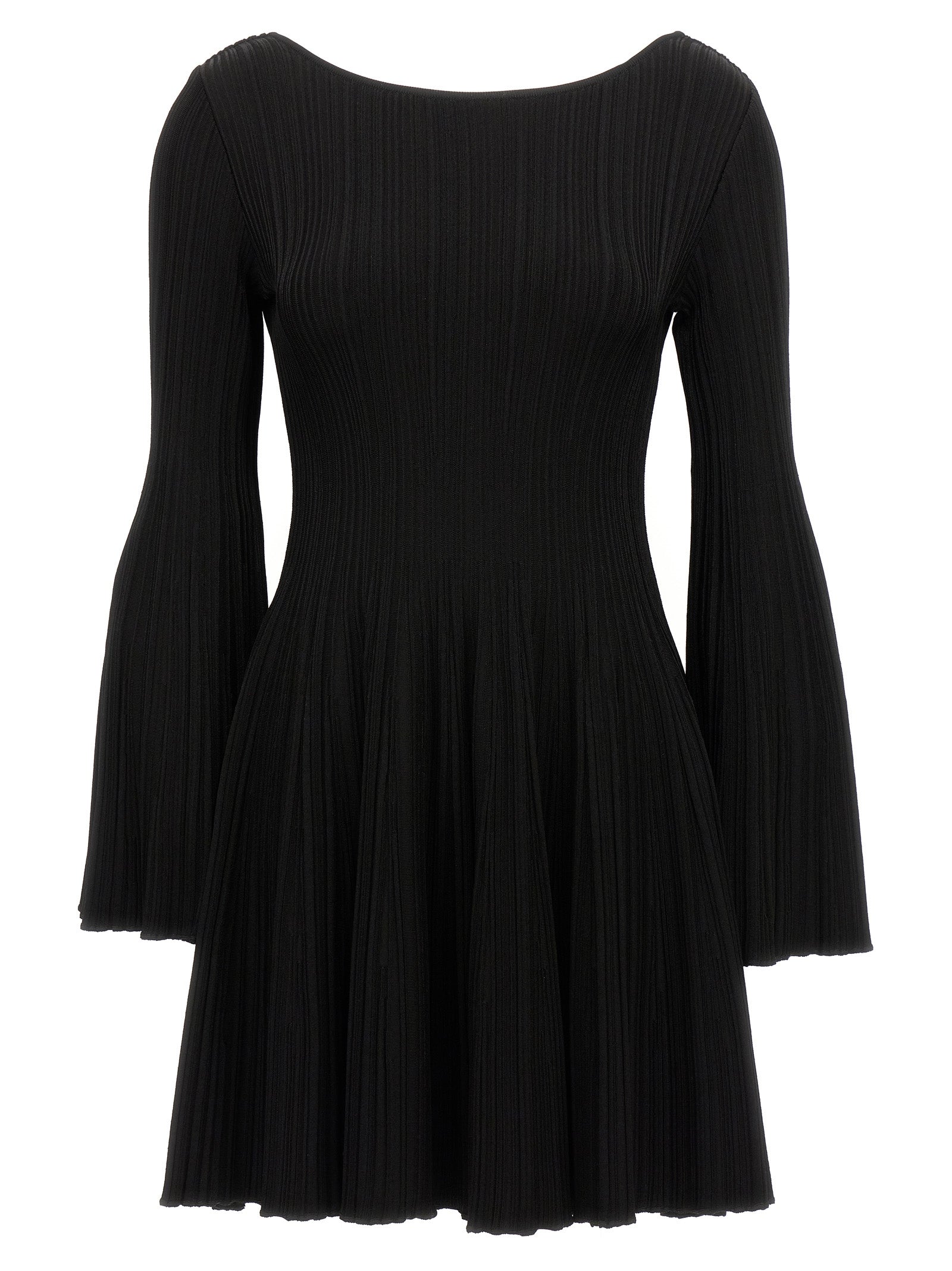 ANTONINO VALENTI Black Viscose Mini Women's Skirt