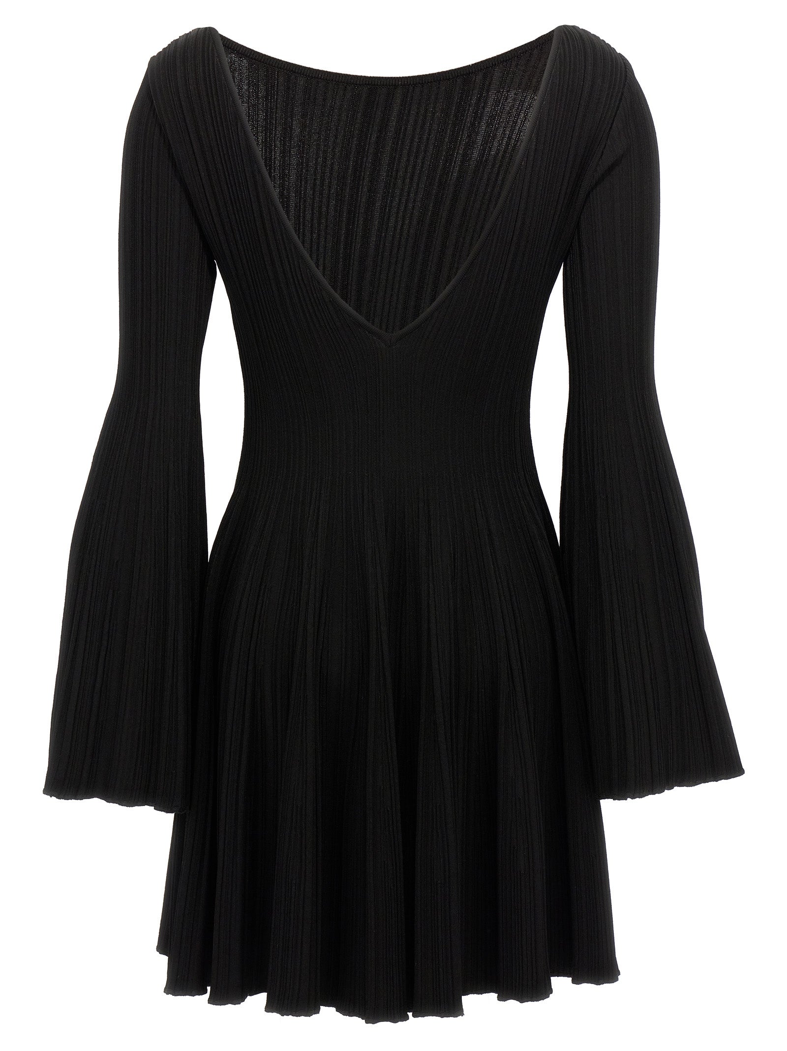 ANTONINO VALENTI Black Viscose Mini Women's Skirt