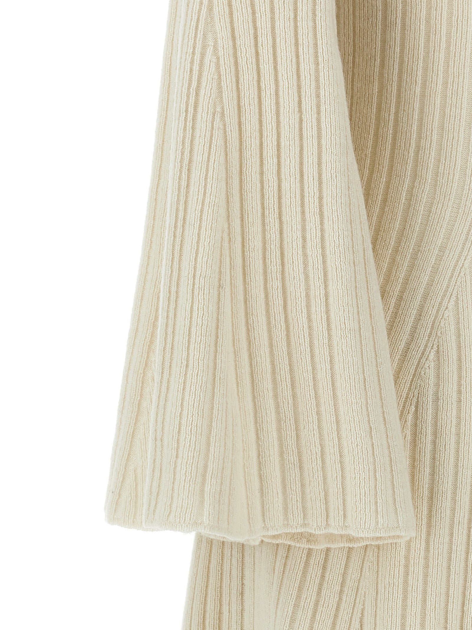 ANTONINO VALENTI White Cashmere Midi Women's Skirt
