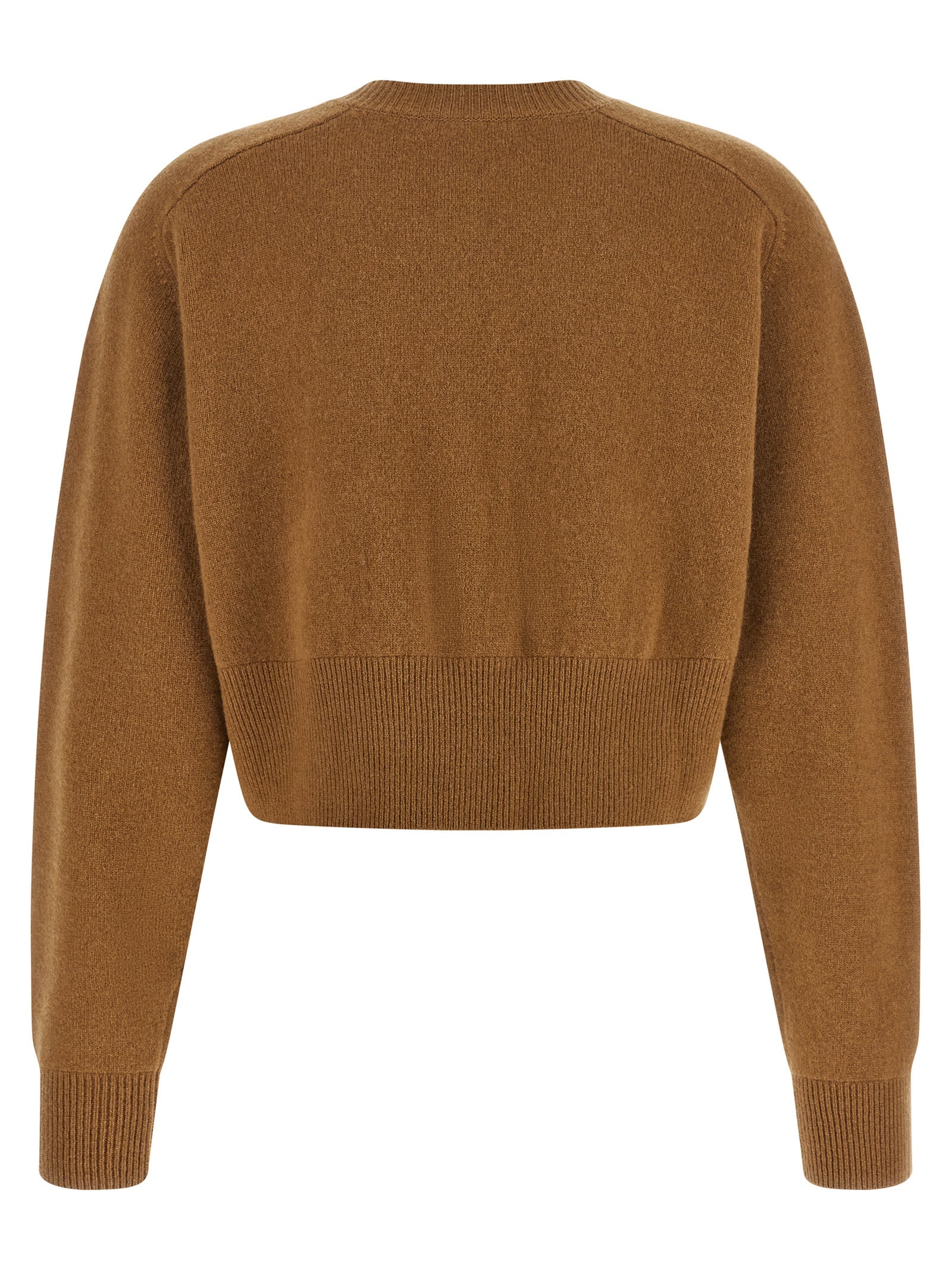 Elisabetta Franchi Brown Wool Women's Cardigan