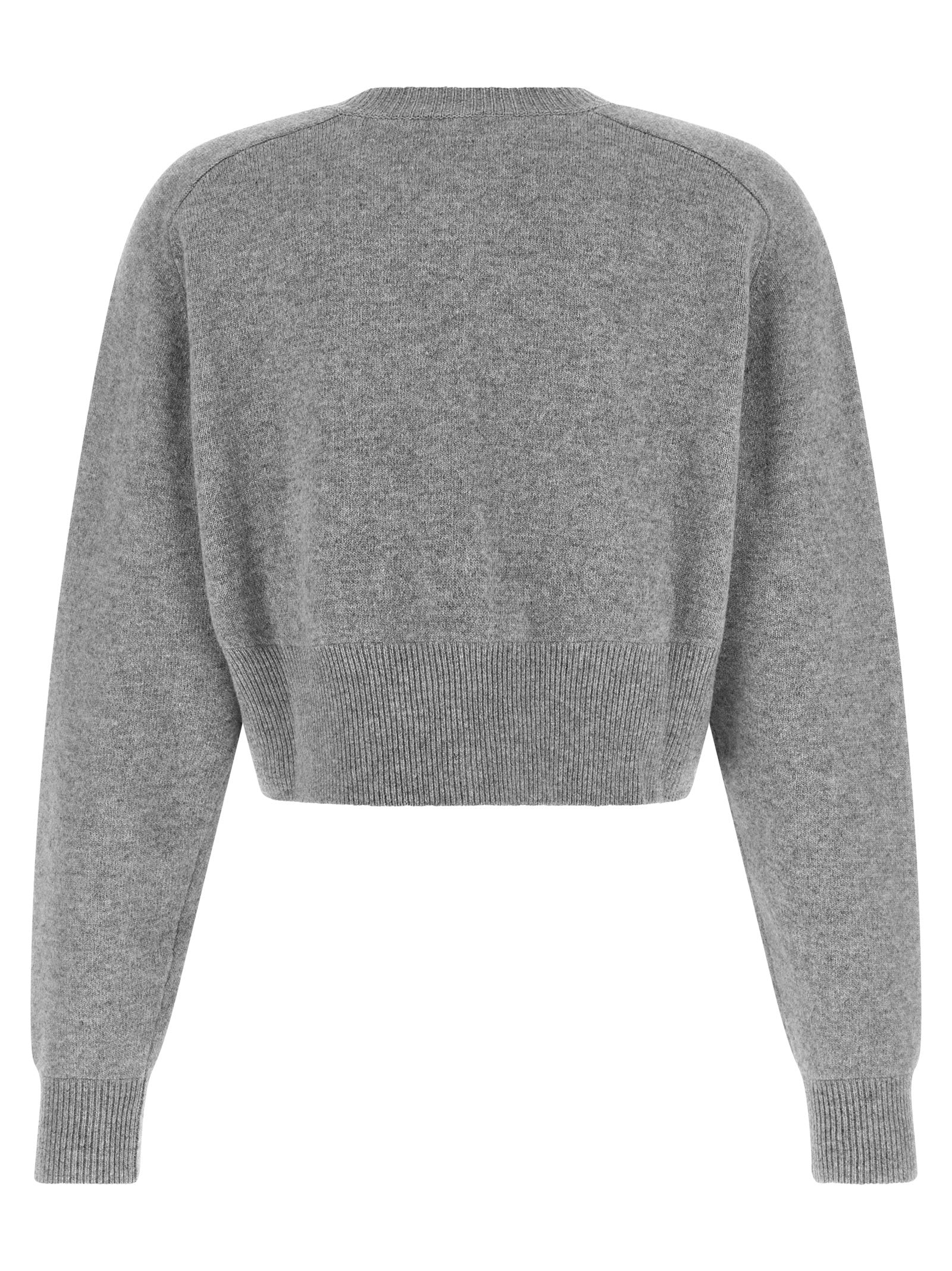 Elisabetta Franchi Gray Wool Women's Cardigan