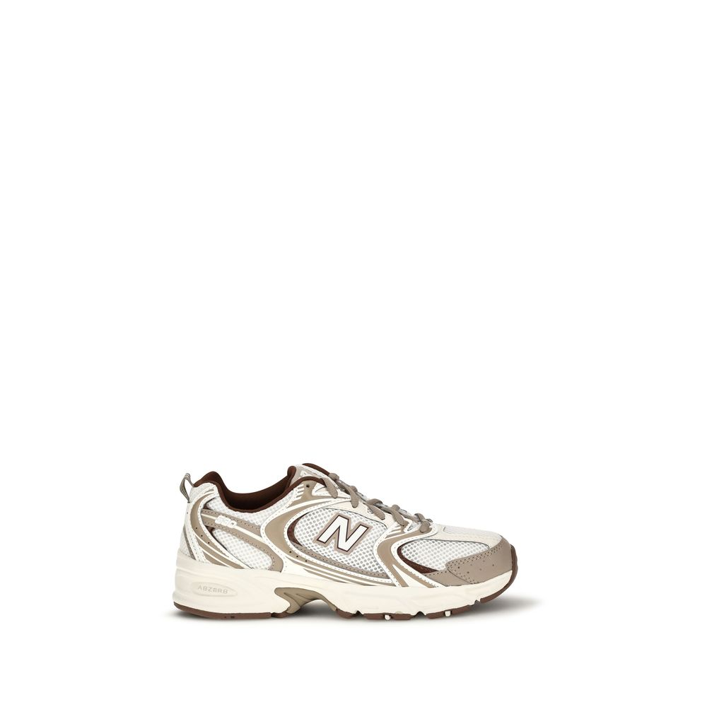 New Balance Silver Nylon Athletic Women's Sneakers