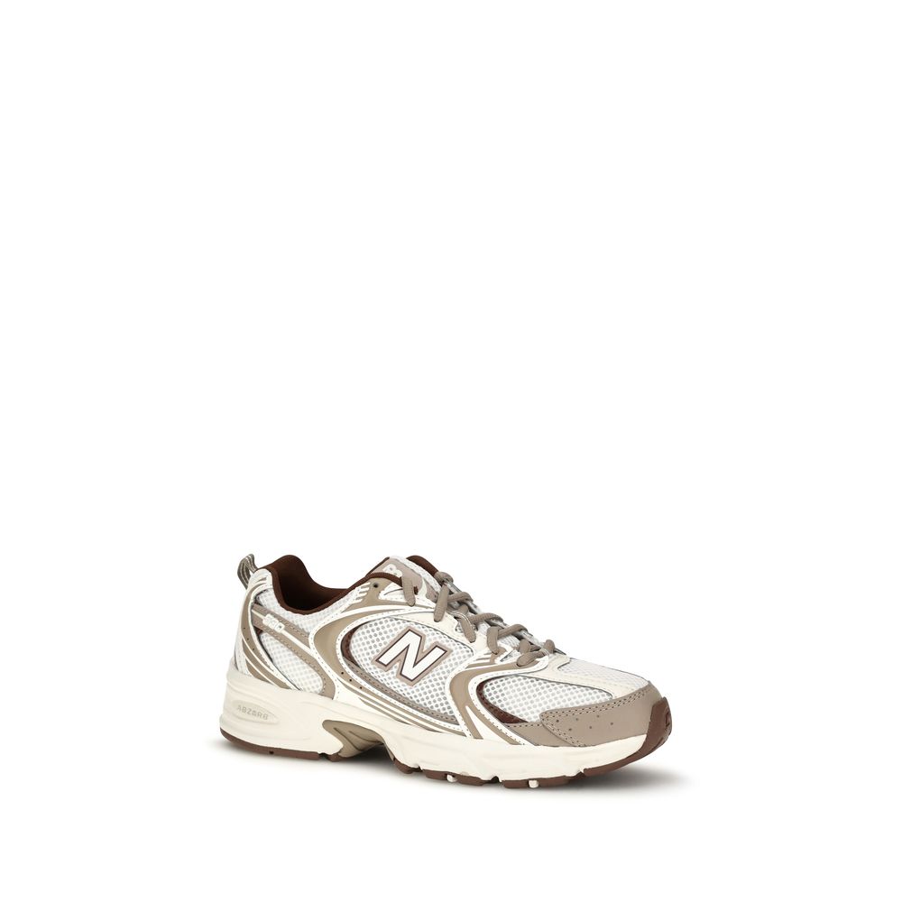 New Balance Silver Nylon Athletic Women's Sneakers