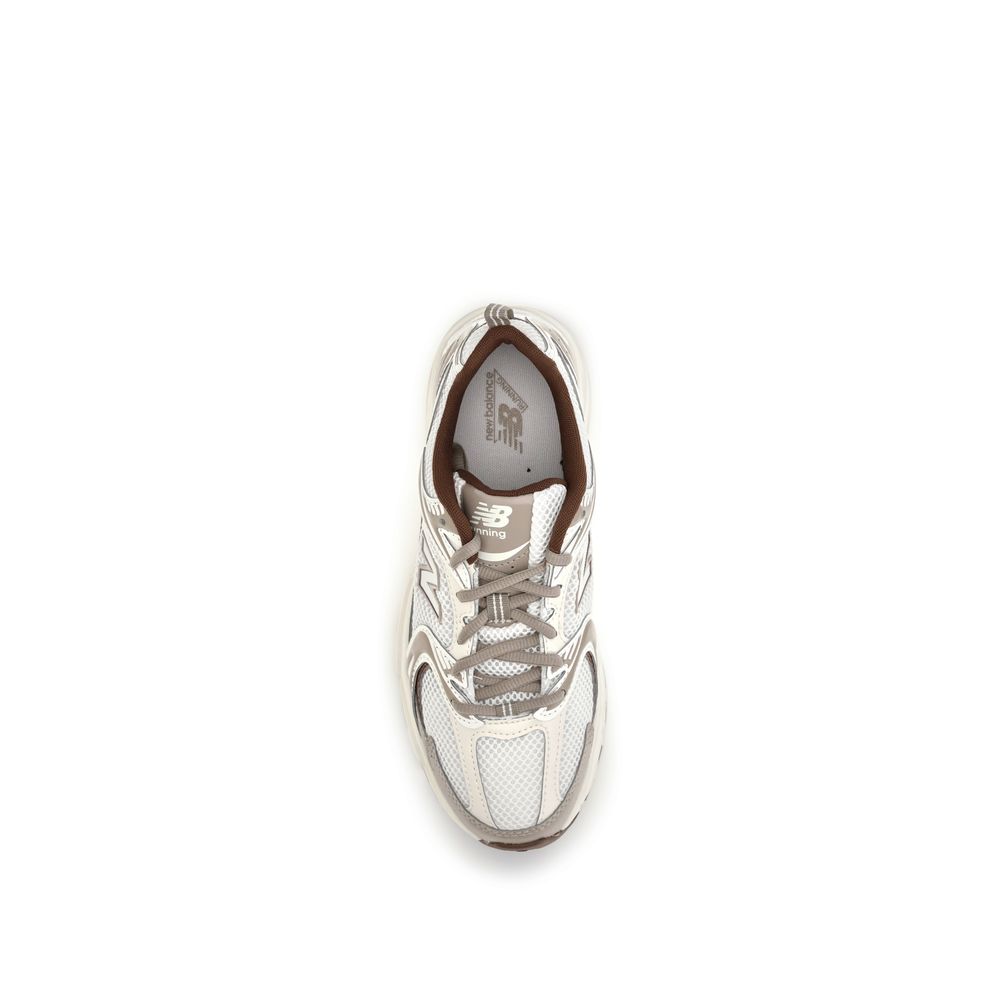 New Balance Silver Nylon Athletic Women's Sneakers