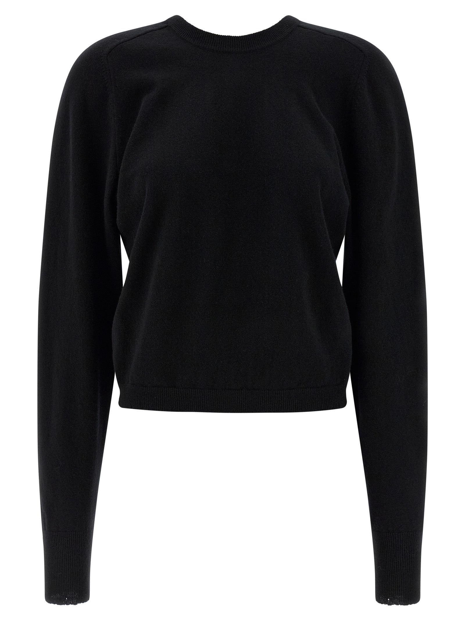 Maison Margiela Black Virgin Wool Women's Cardigan