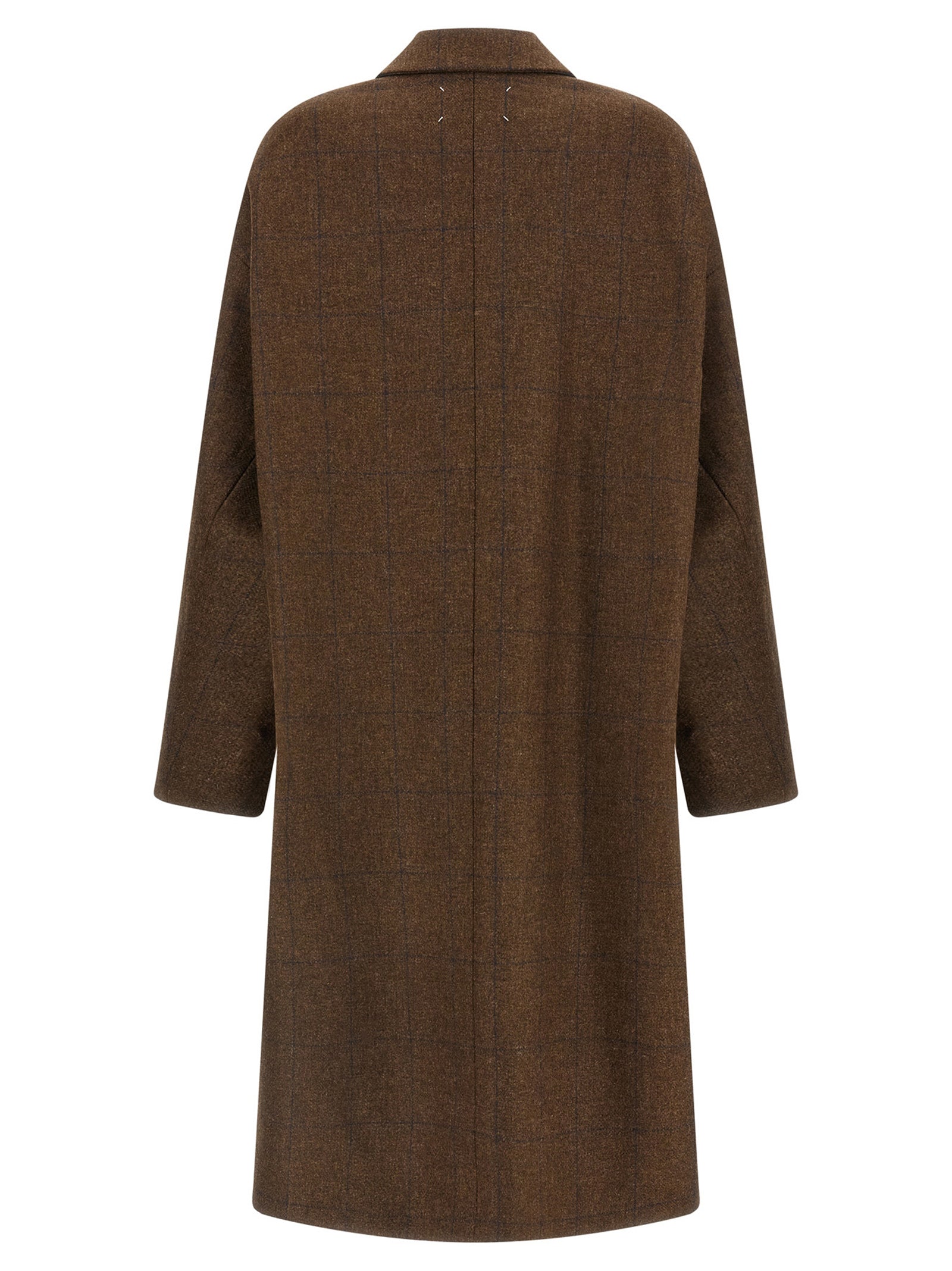 Maison Margiela Brown Wool Women's Coat