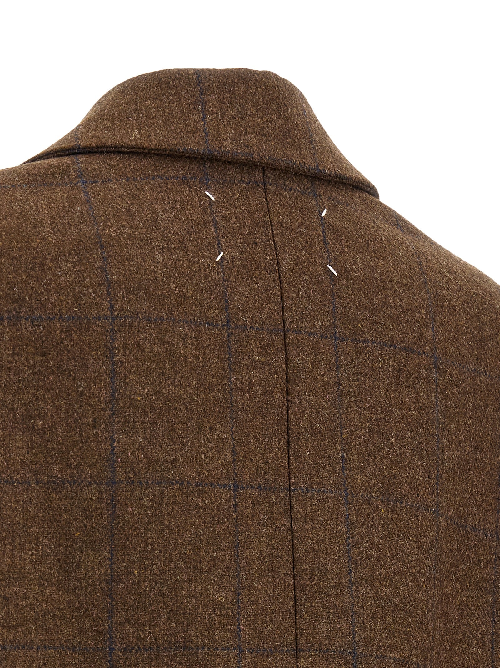 Maison Margiela Brown Wool Women's Coat