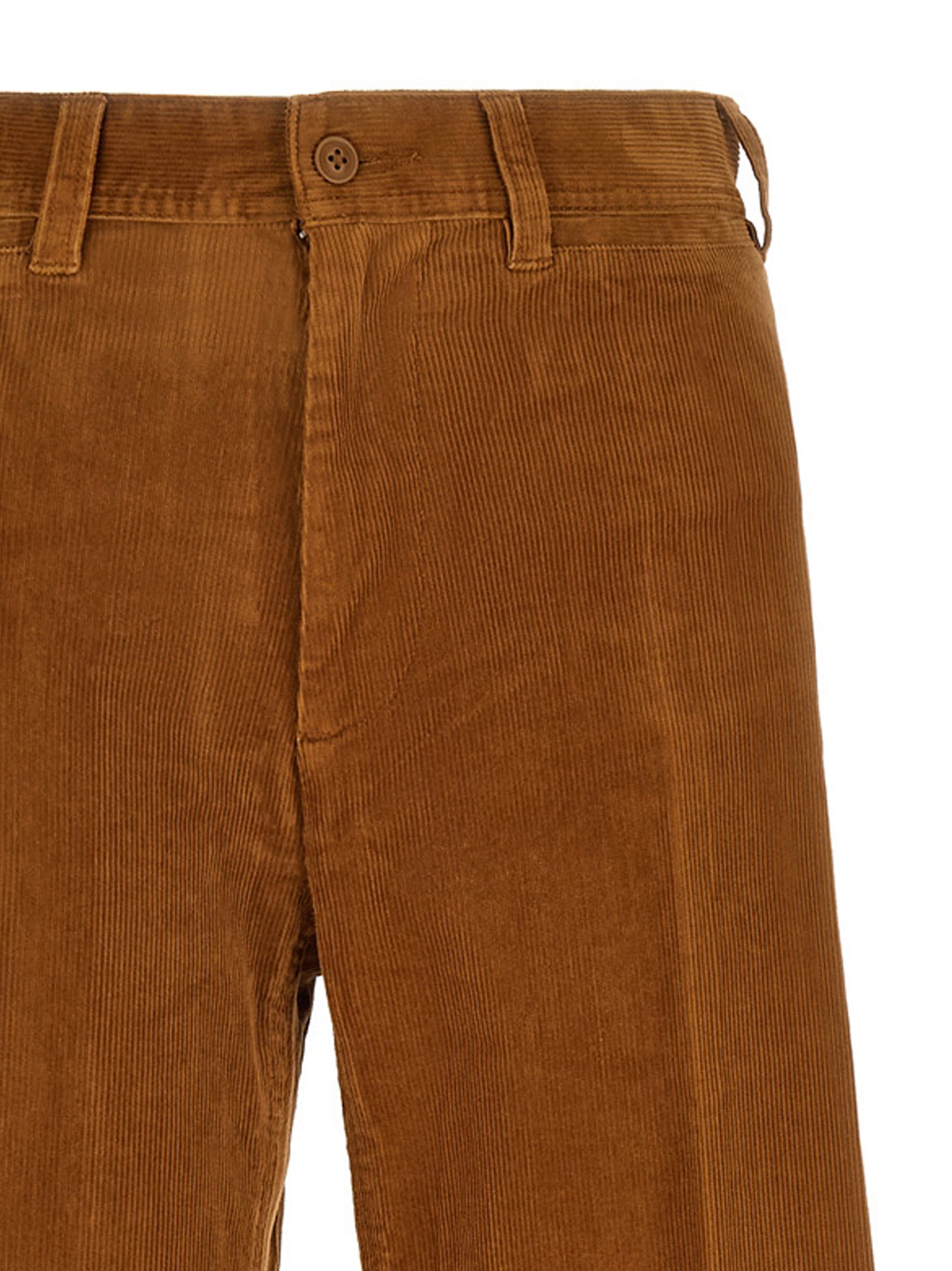 Polo Ralph Lauren Brown Cotton Flared Women's Pants