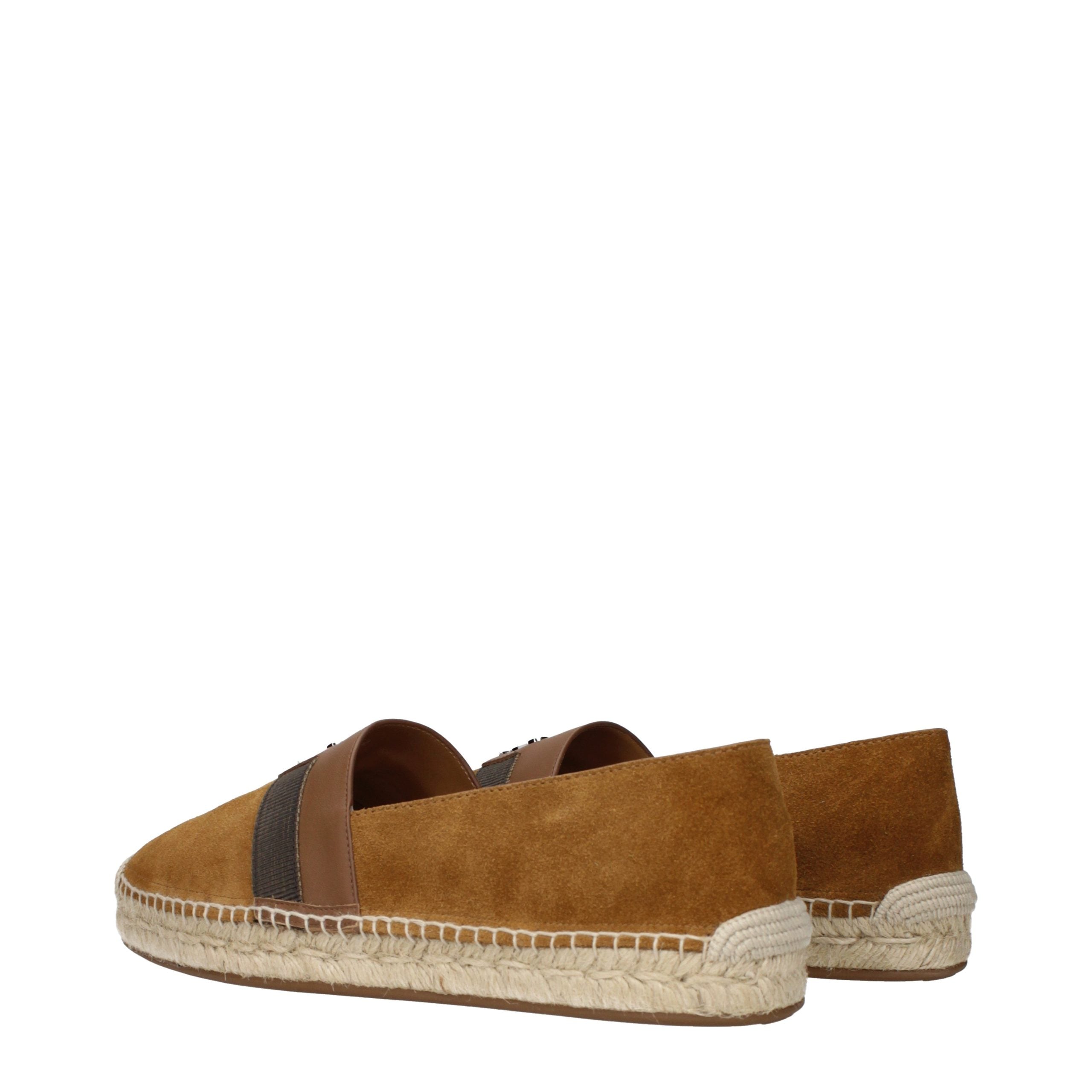 Christian Louboutin Brown Leather Men's Espadrilles