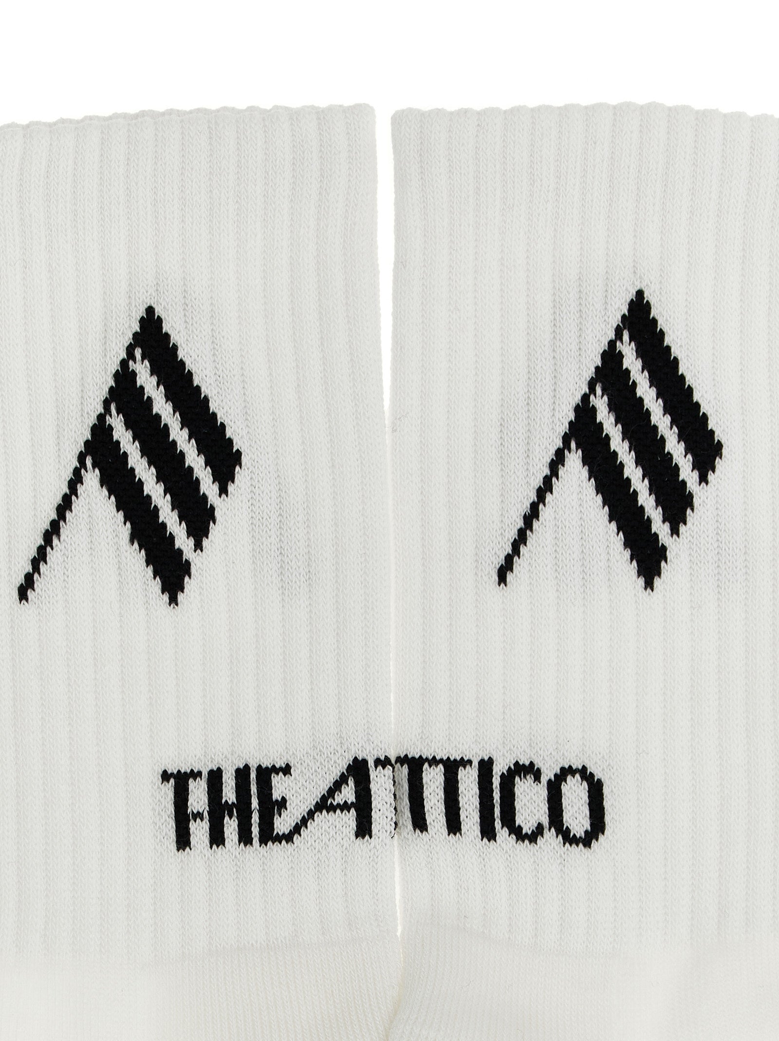 The Attico Bicolor Cotton Women's Socks