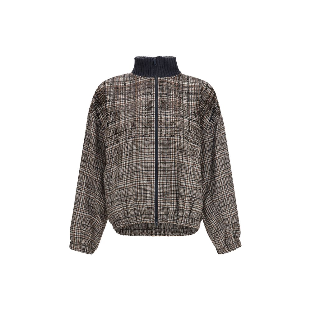 Brunello Cucinelli Beige Polyamide Full-Length Women's Jacket