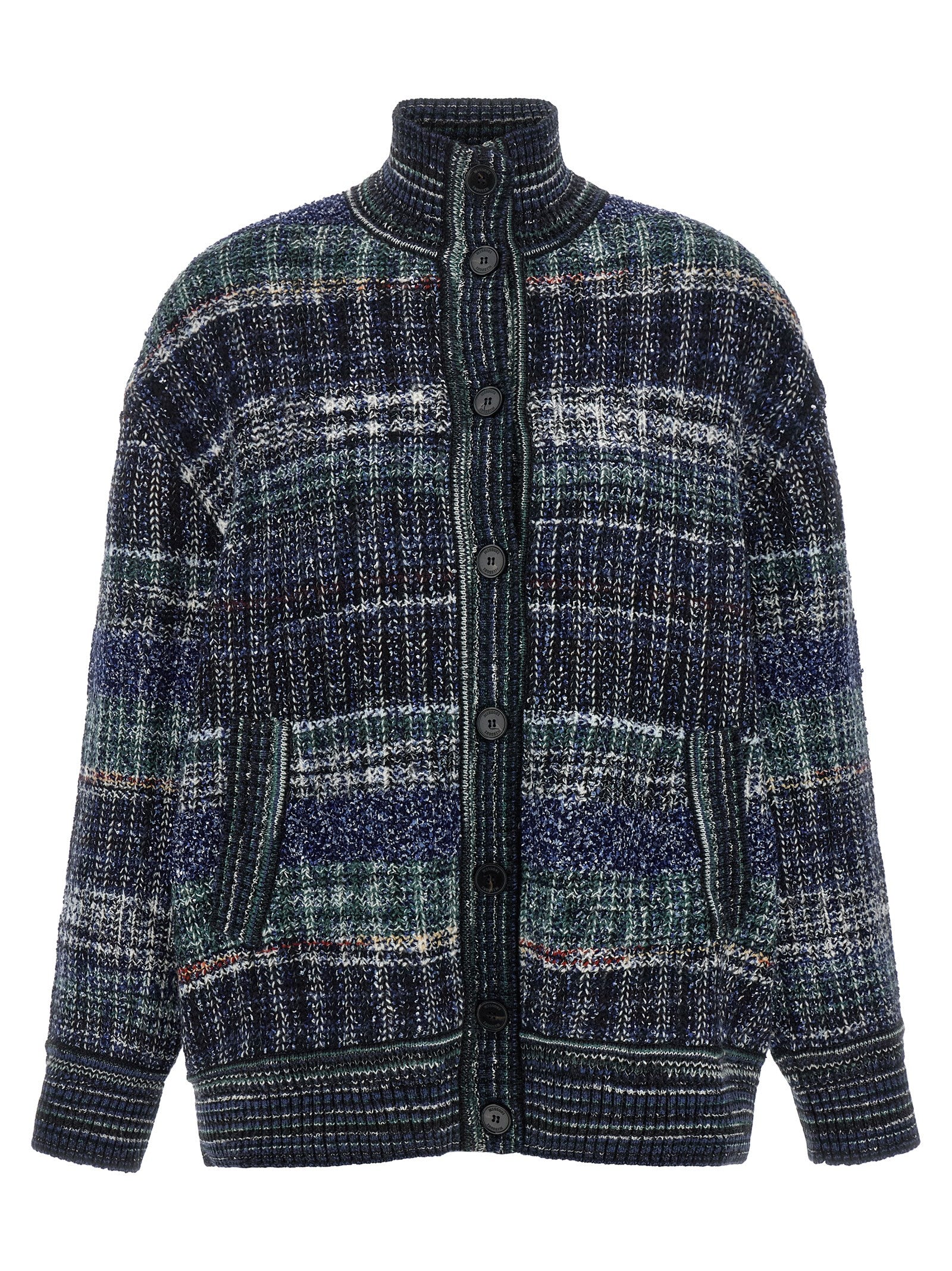 Missoni Blue Wool Women's Cardigan