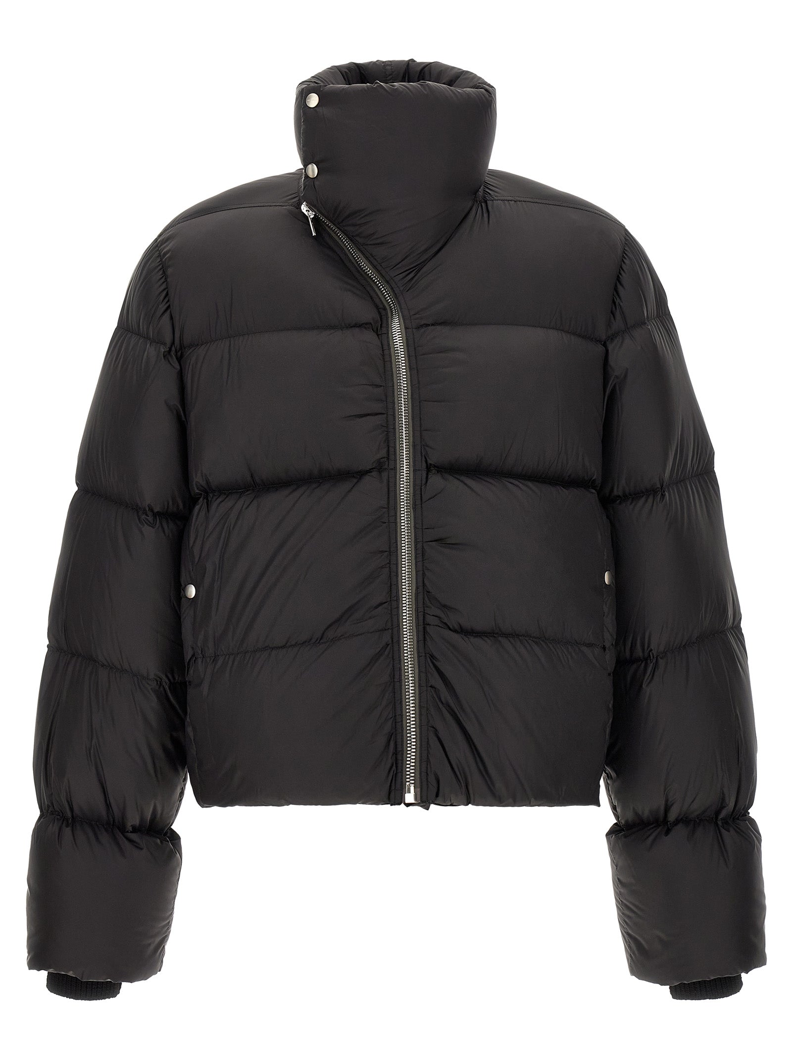 Rick Owens Black Nylon Full-Length Men's Jacket
