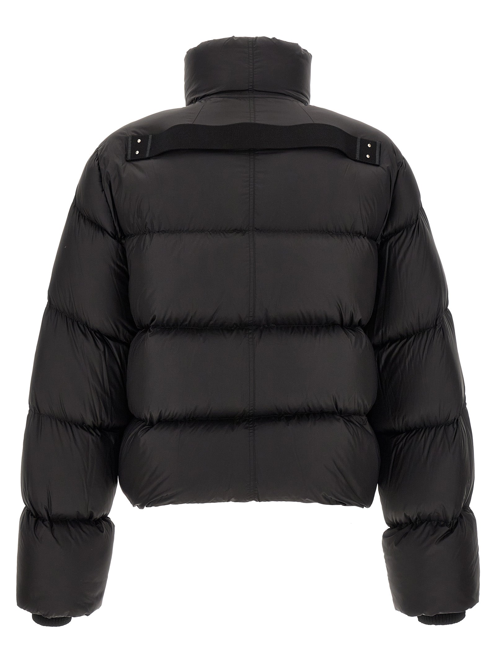 Rick Owens Black Nylon Full-Length Men's Jacket