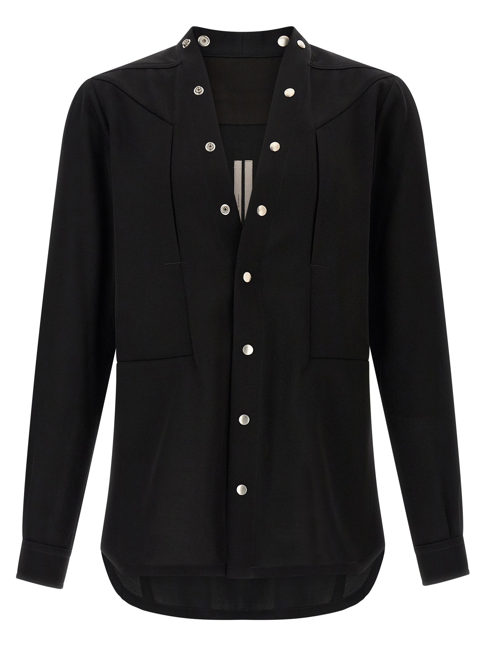 Rick Owens Black Cotton Men's Blouse