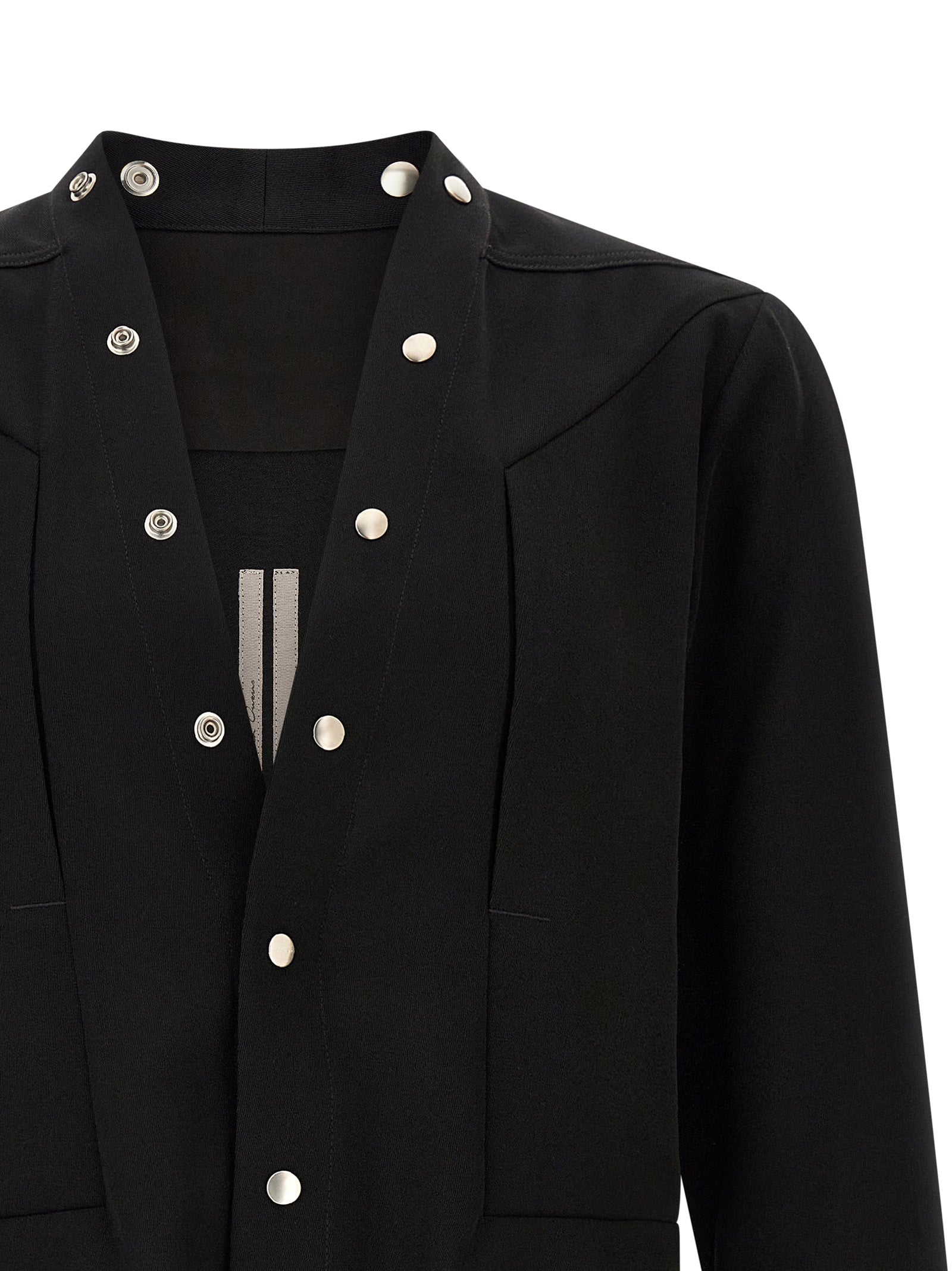 Rick Owens Black Cotton Men's Blouse