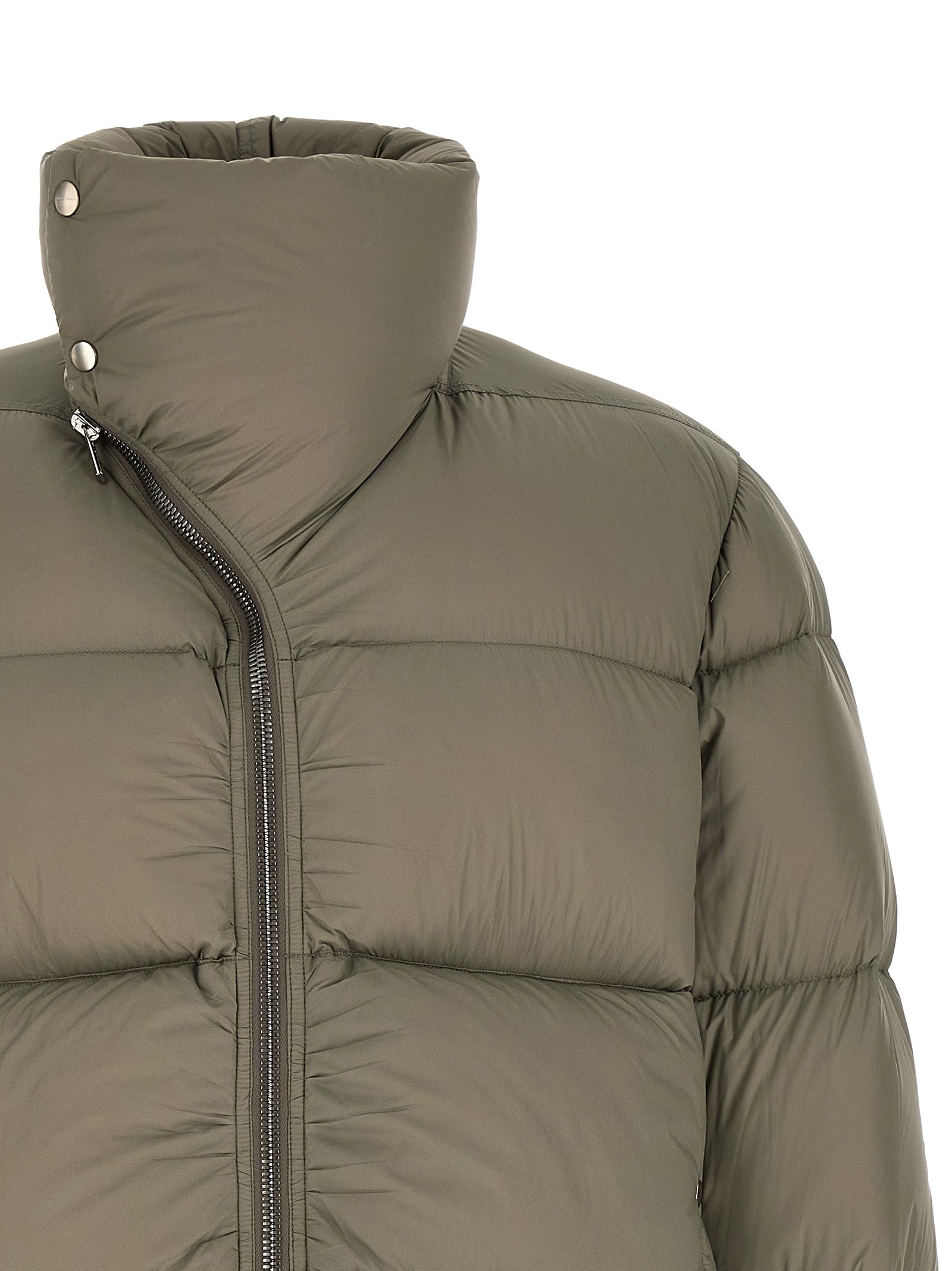 Rick Owens Bicolor Nylon Full-Length Men's Jacket