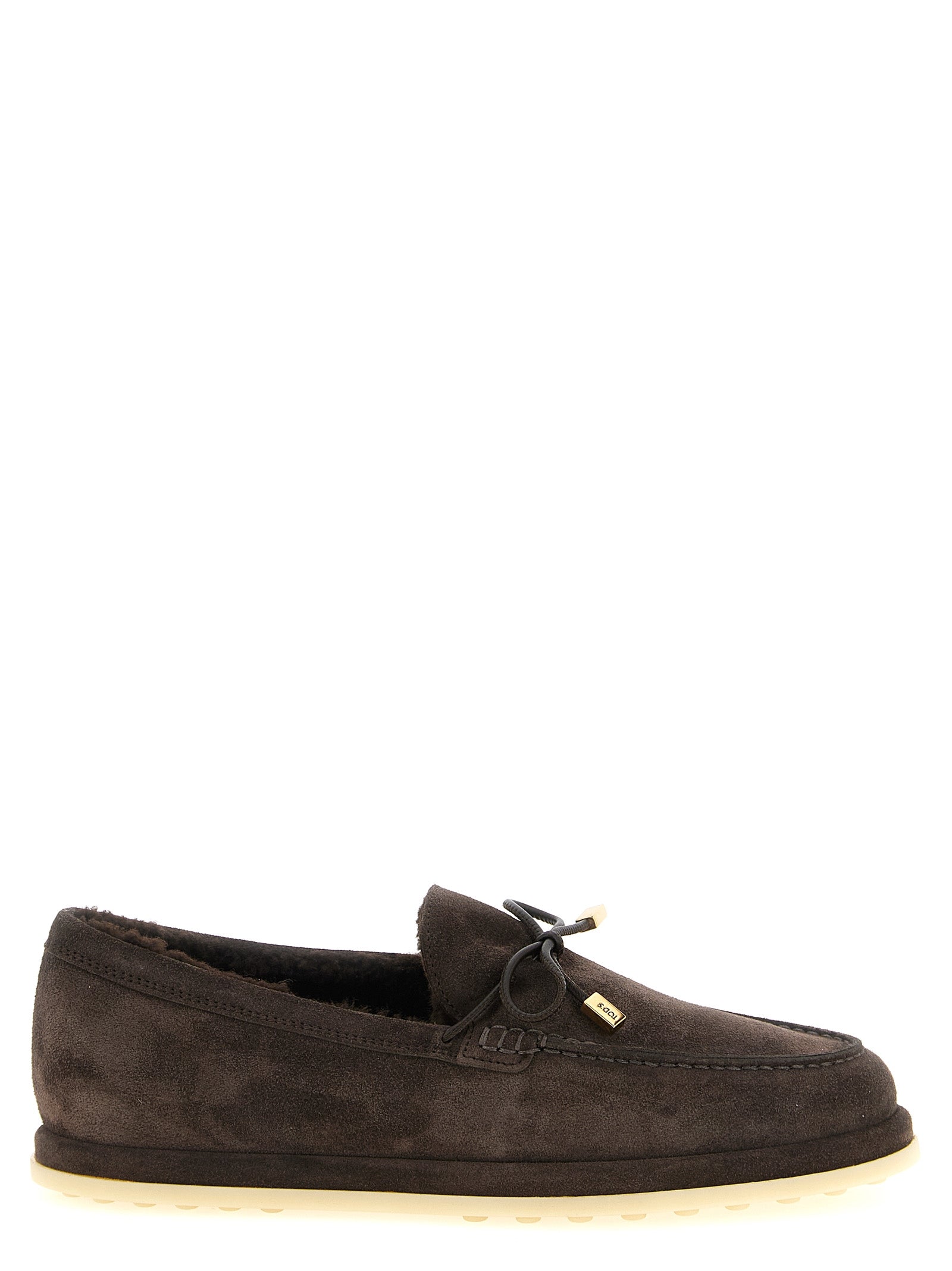 Tod's Brown Calfskin Slip-On Women's Loafers