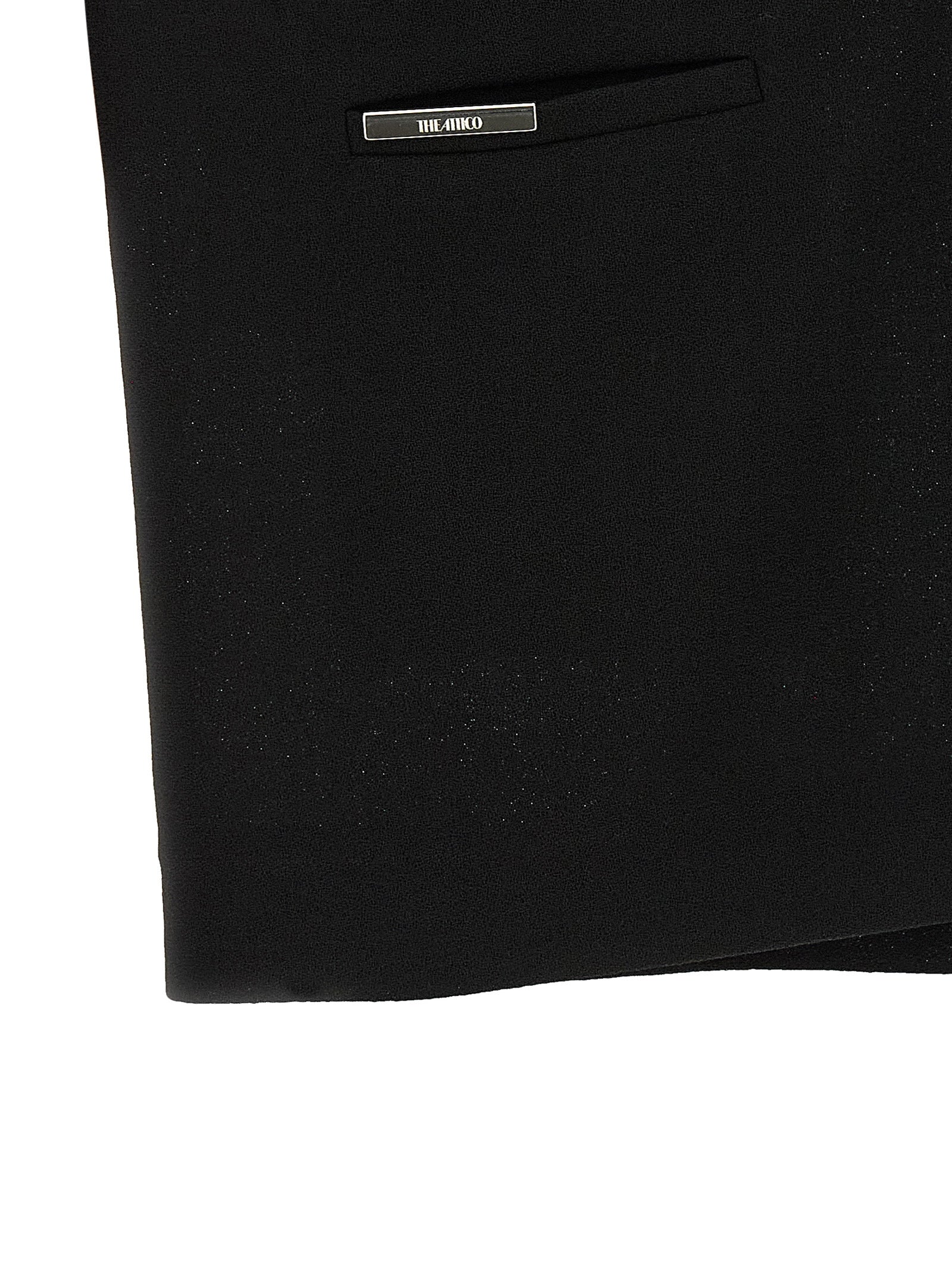 The Attico Black Polyamide Short Women's Dress