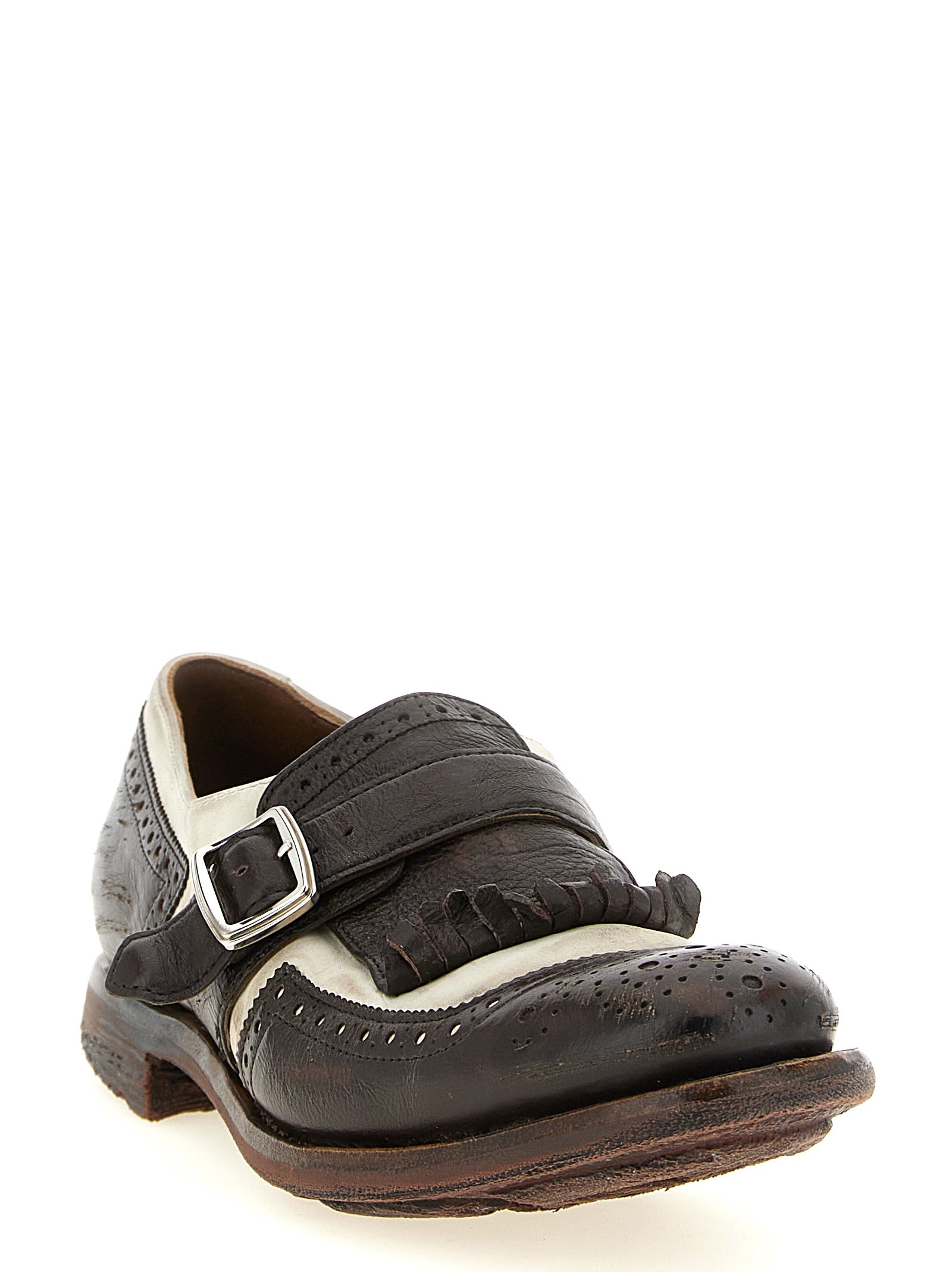 Church's Brown Calfskin Oxfords And Women's Derbies