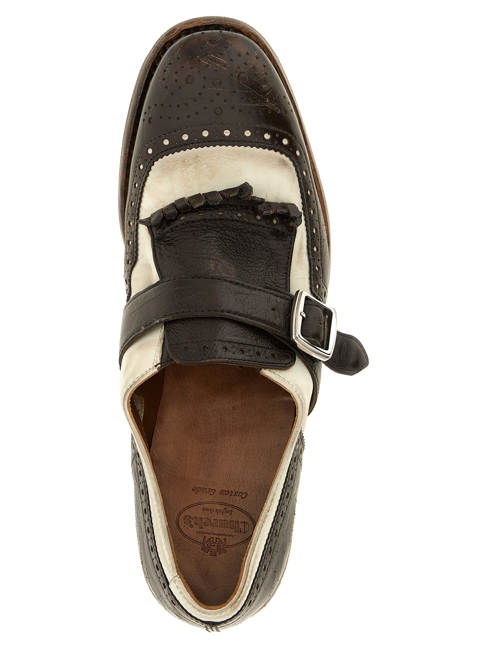 Church's Brown Calfskin Oxfords And Women's Derbies