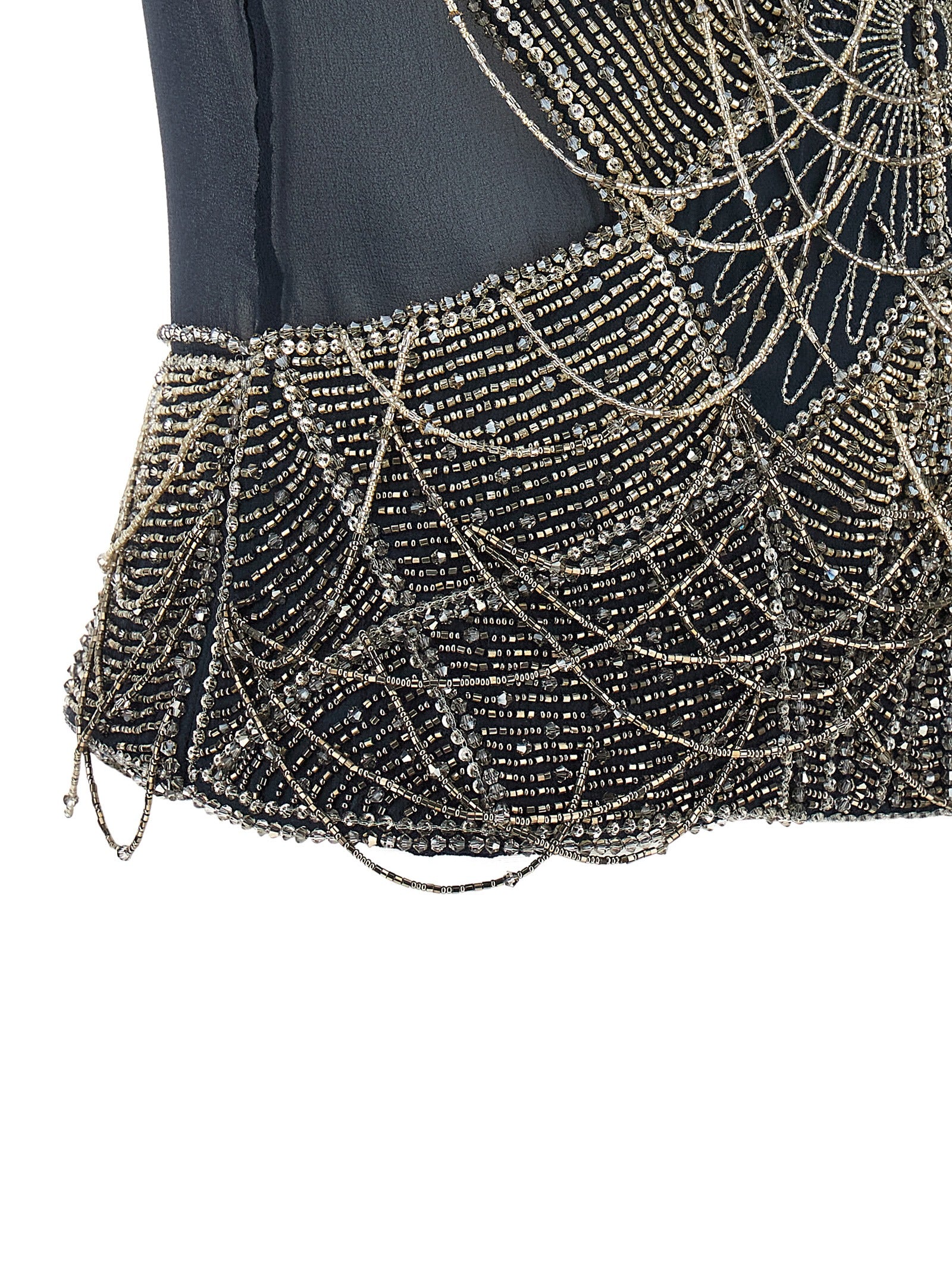 The Attico Blue Silk Tank Women's Tops