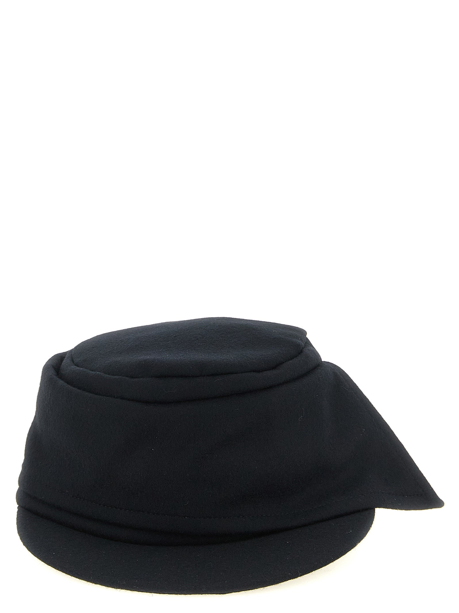 Yohji Yamamoto Black Polyamide Cap (Baseball Men's Hat)