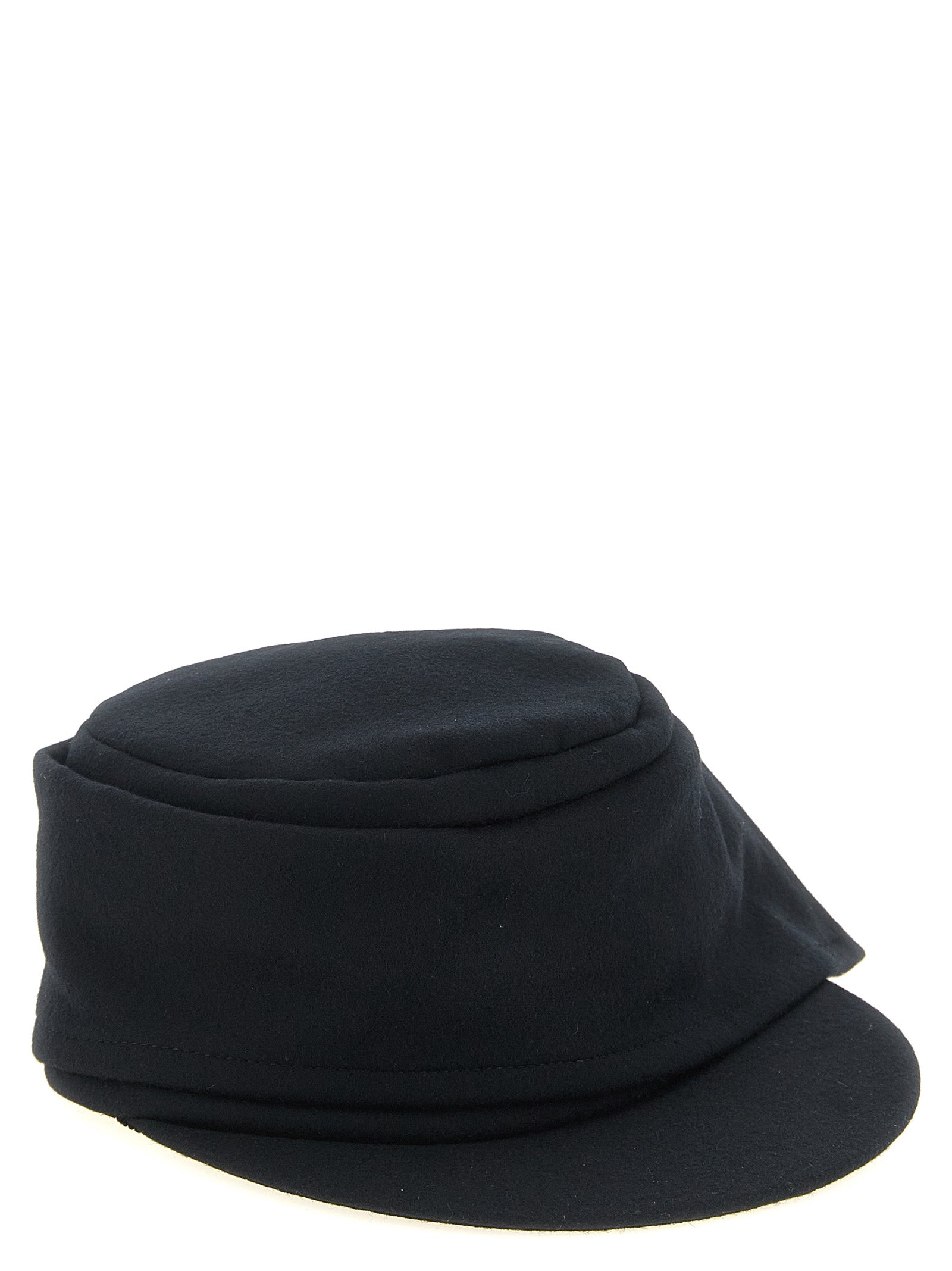 Yohji Yamamoto Black Polyamide Cap (Baseball Men's Hat)
