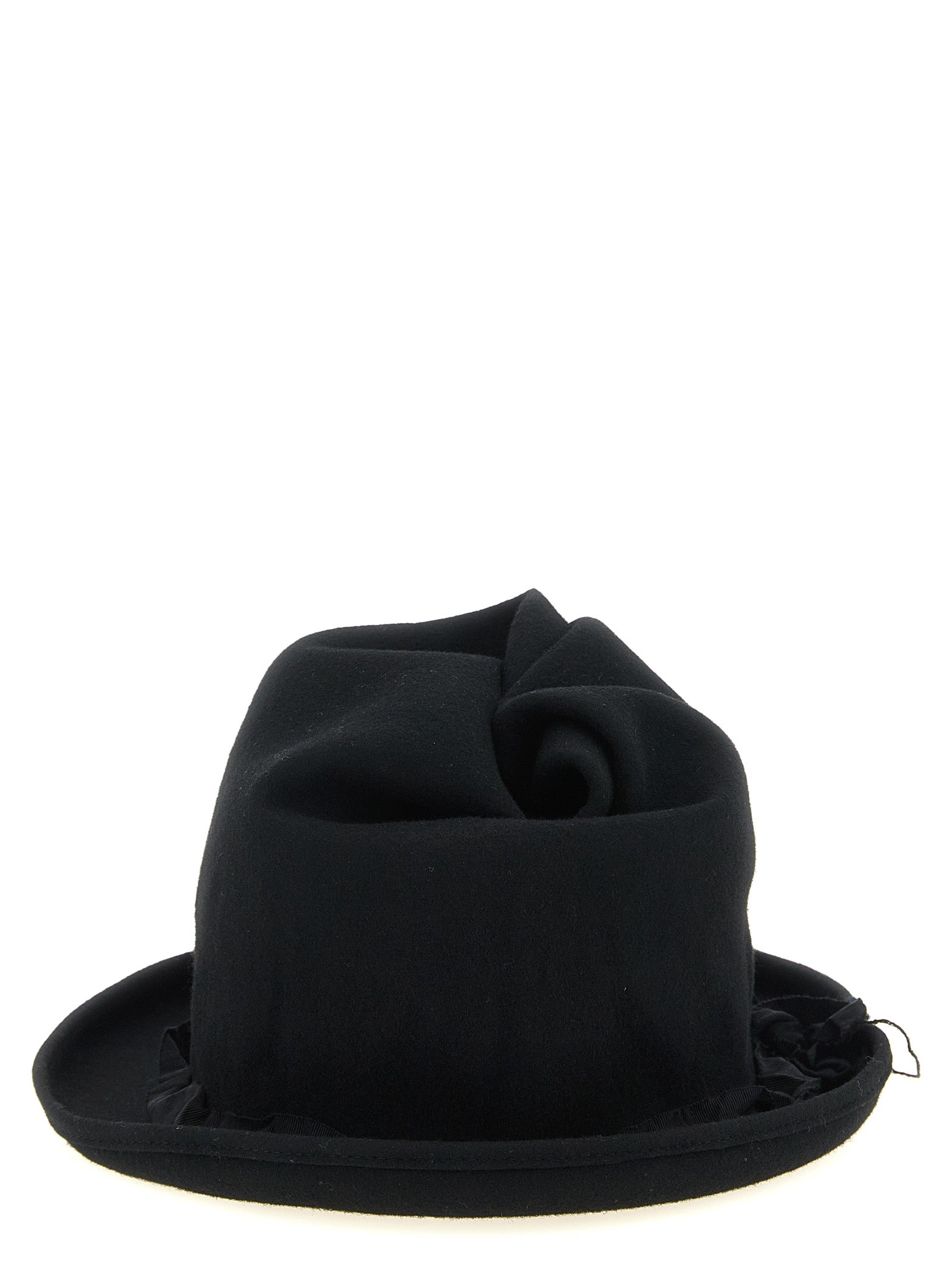 Yohji Yamamoto Black Wool Men's Fedora