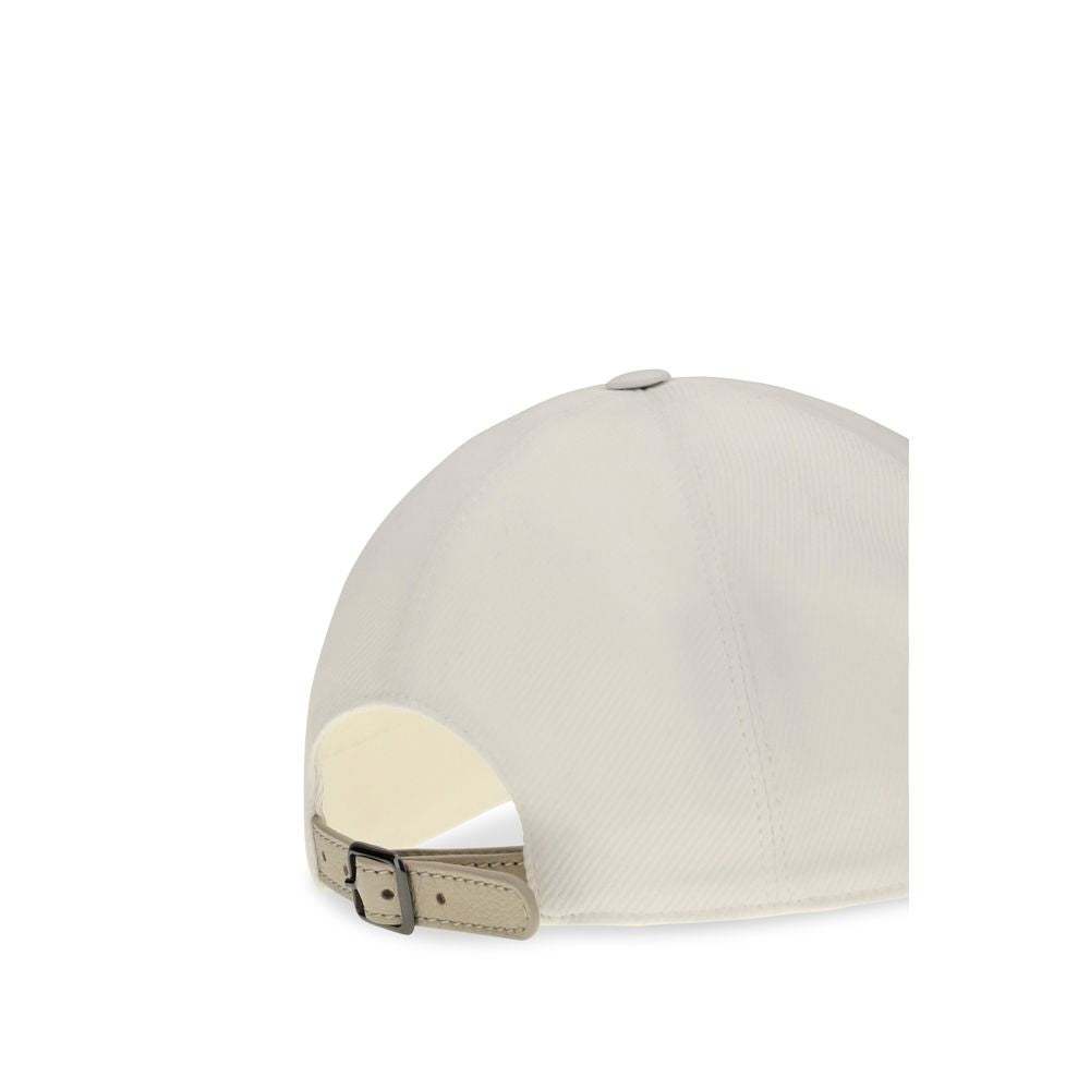 Brunello Cucinelli White Cotton Cap (Baseball Women's Hat)
