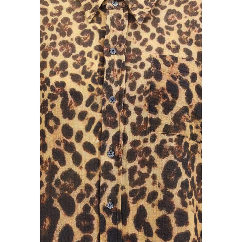 R13 Brown Denim Women's Shirt