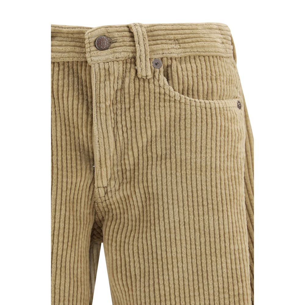 R13 Brown Cotton Relaxed Fit Women's Jeans