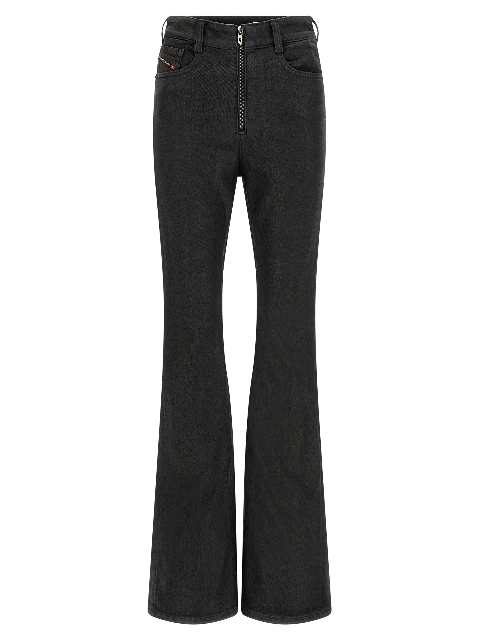 Diesel Black Cotton Slim Fit Women's Jeans
