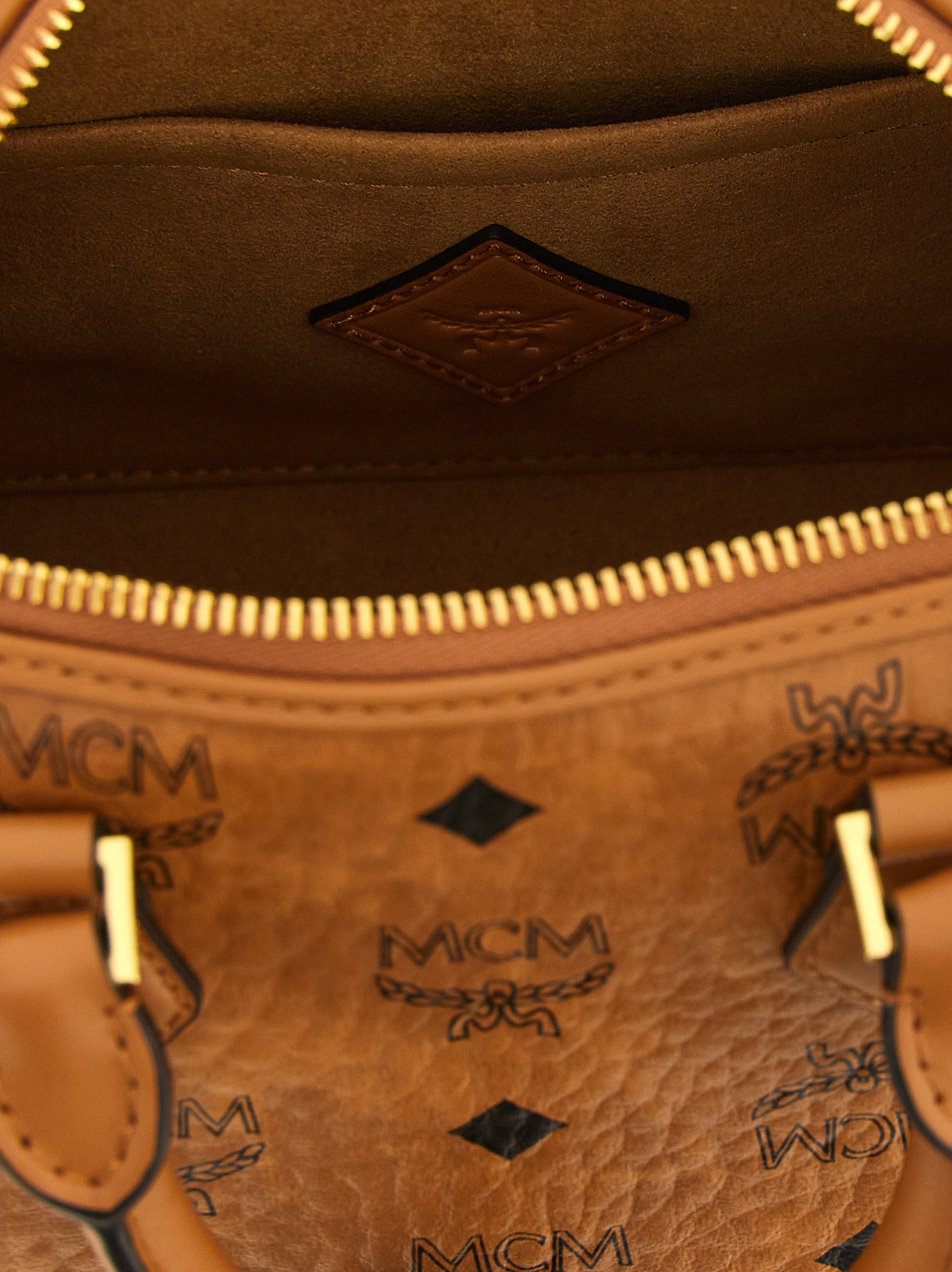 MCM Brown Polyethylene Women's Handbag