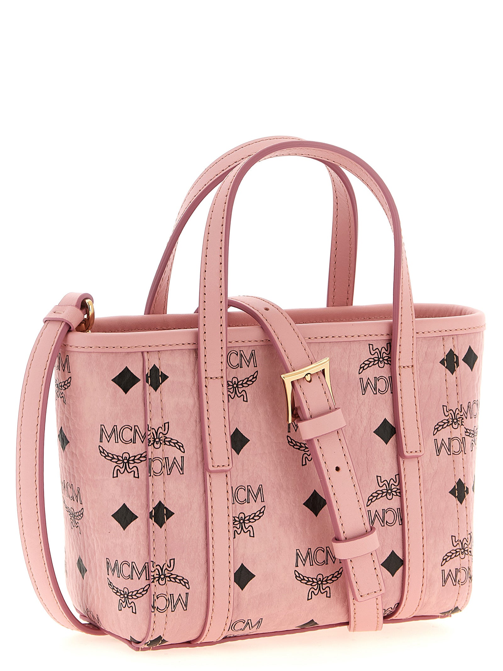 MCM Multicolor Polyethylene Tote Women's Bag