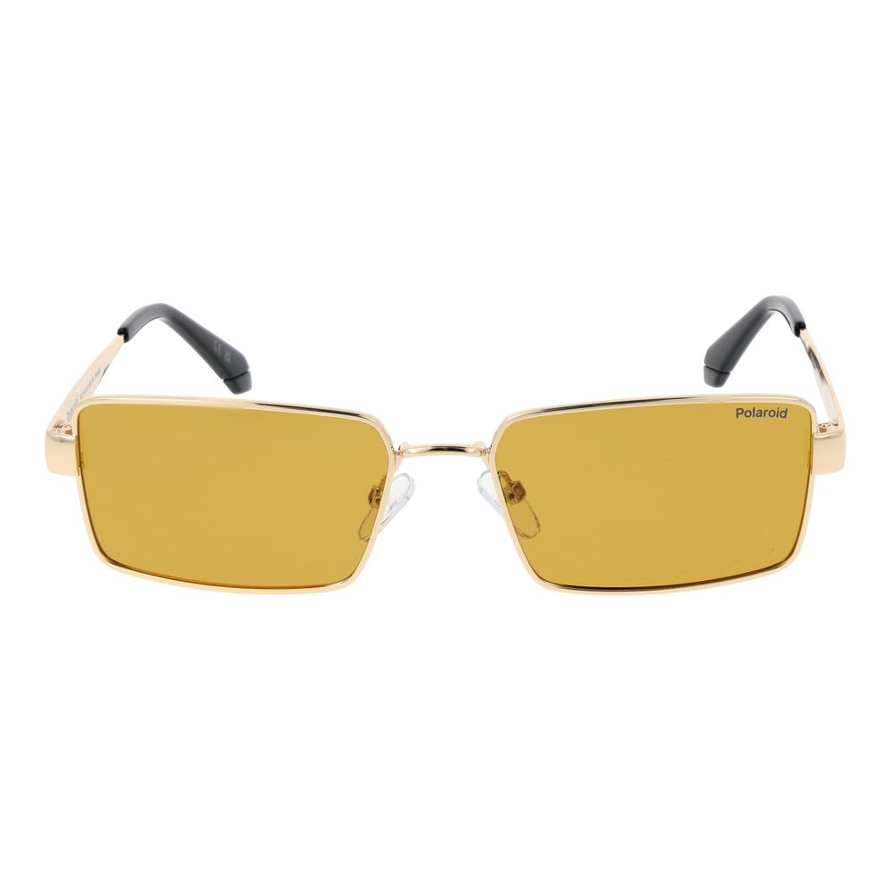 Polaroid Gold Metal Men's Sunglasses