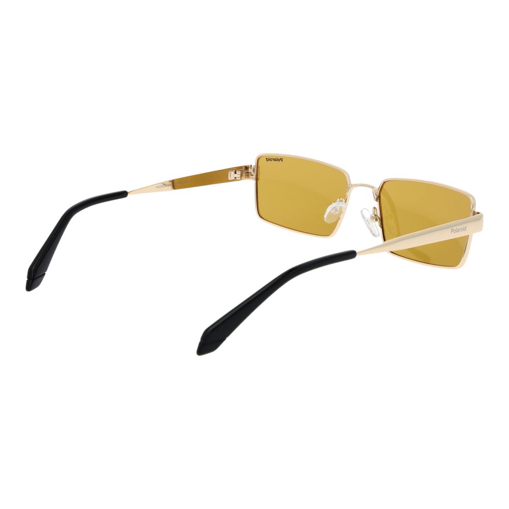 Polaroid Gold Metal Men's Sunglasses