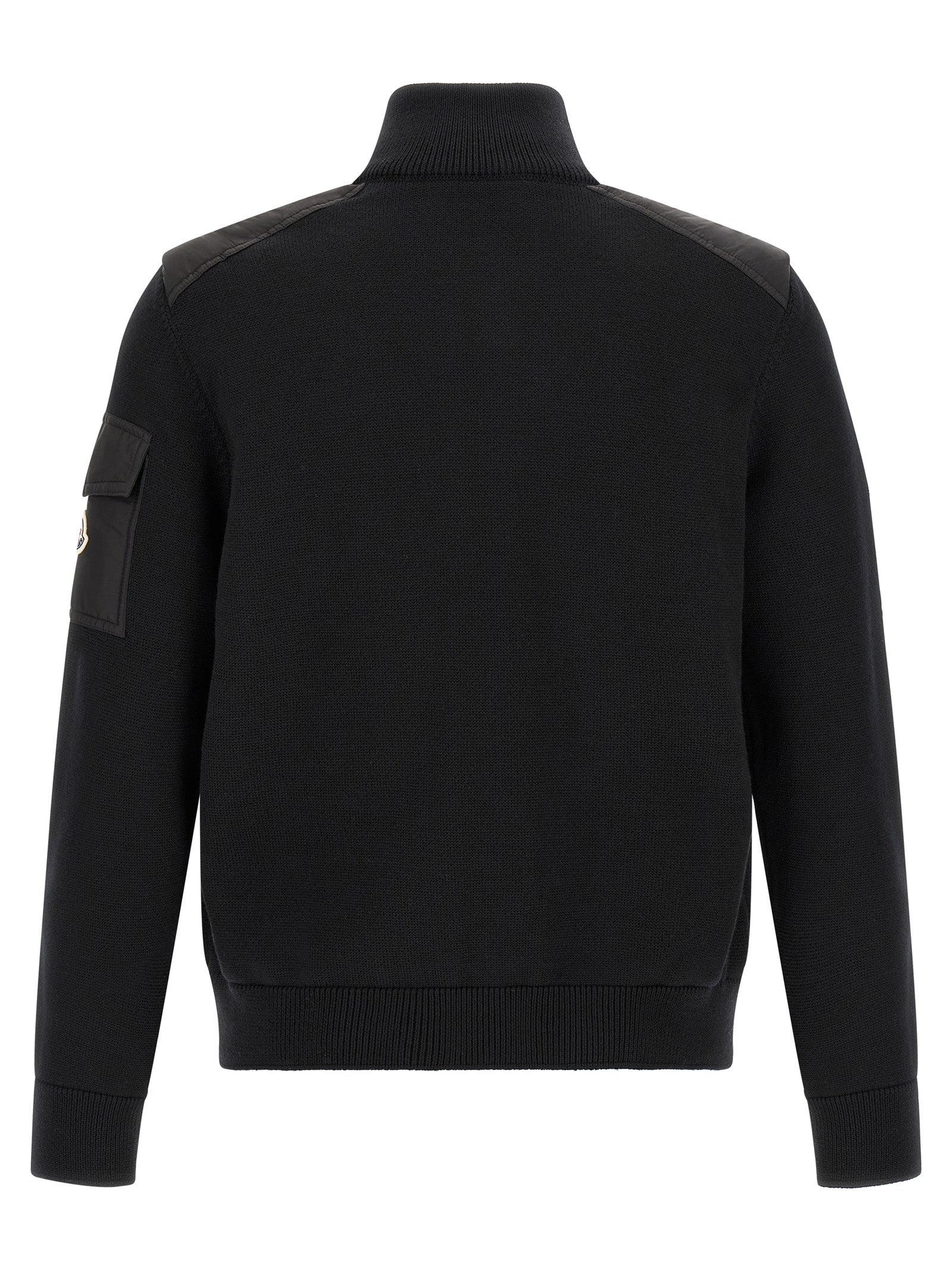Moncler Black Polyamide Men's Cardigan