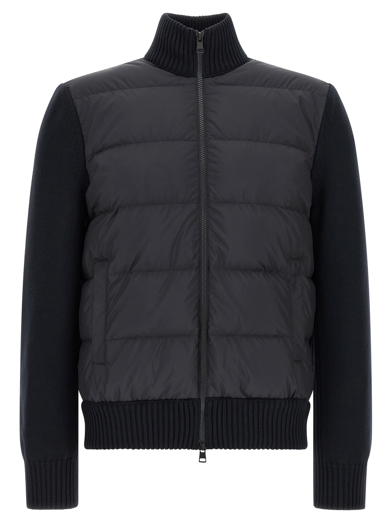 Moncler Blue Polyester Men's Cardigan