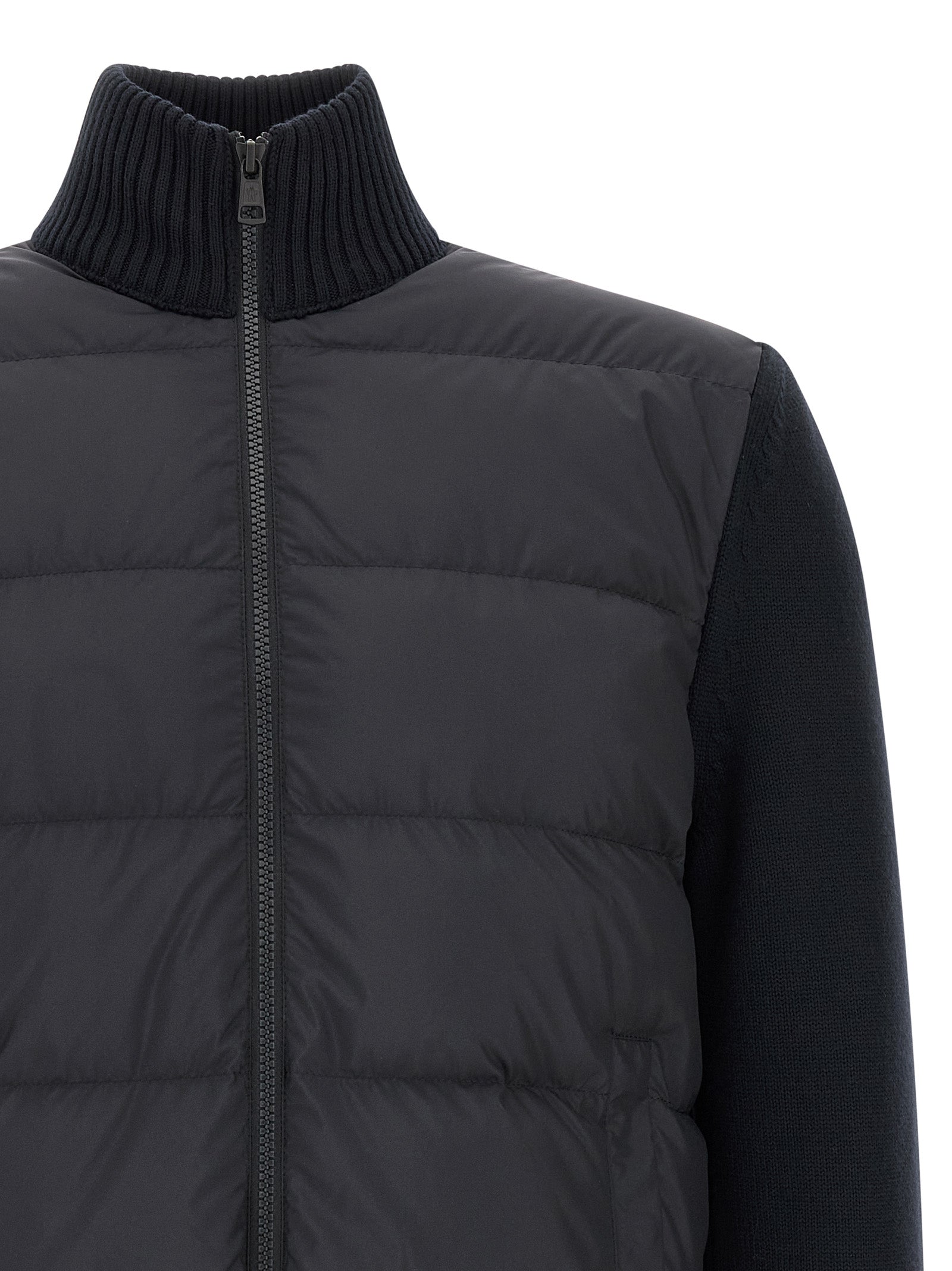 Moncler Blue Polyester Men's Cardigan