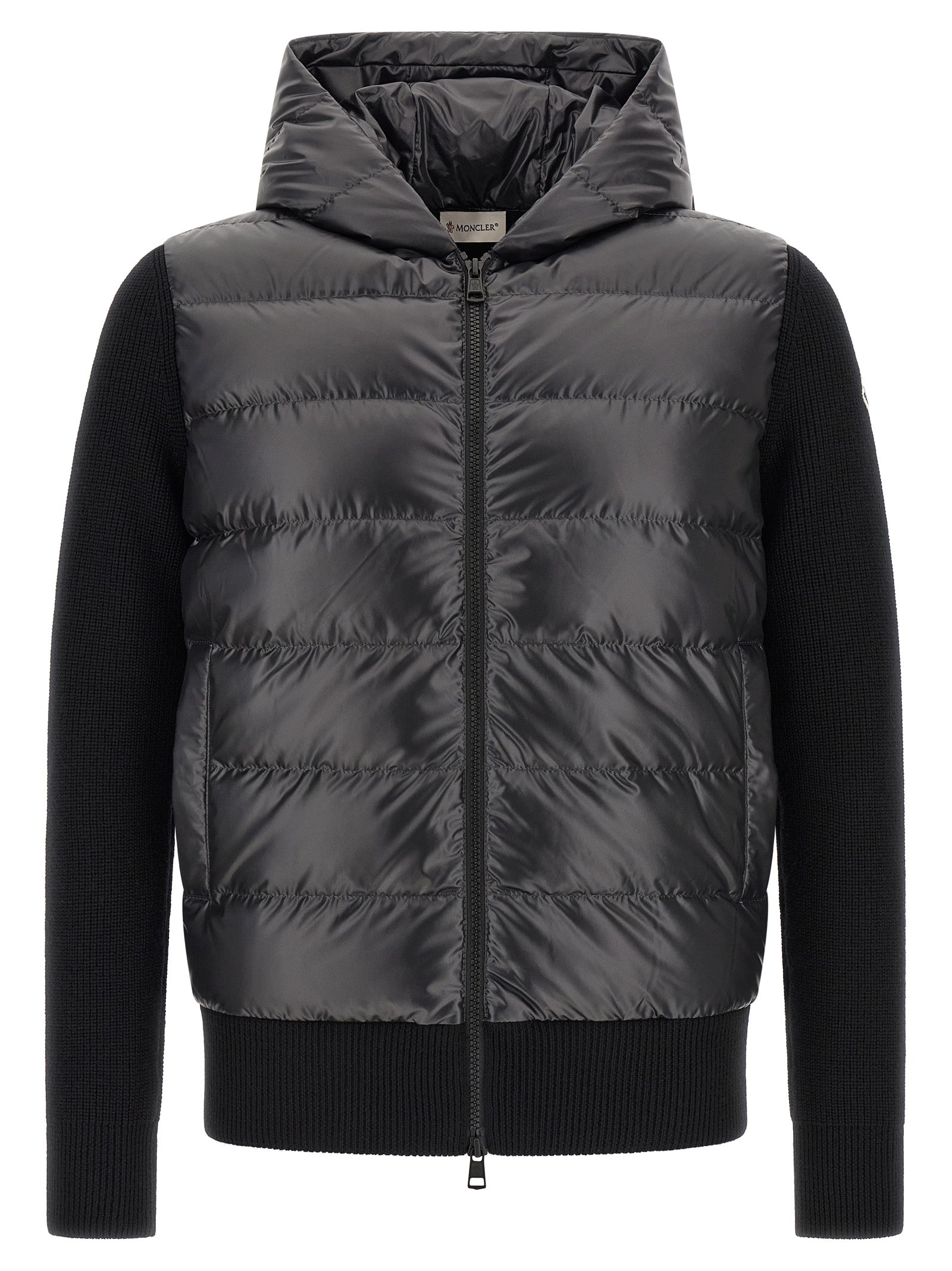 Moncler Black Polyester Men's Cardigan