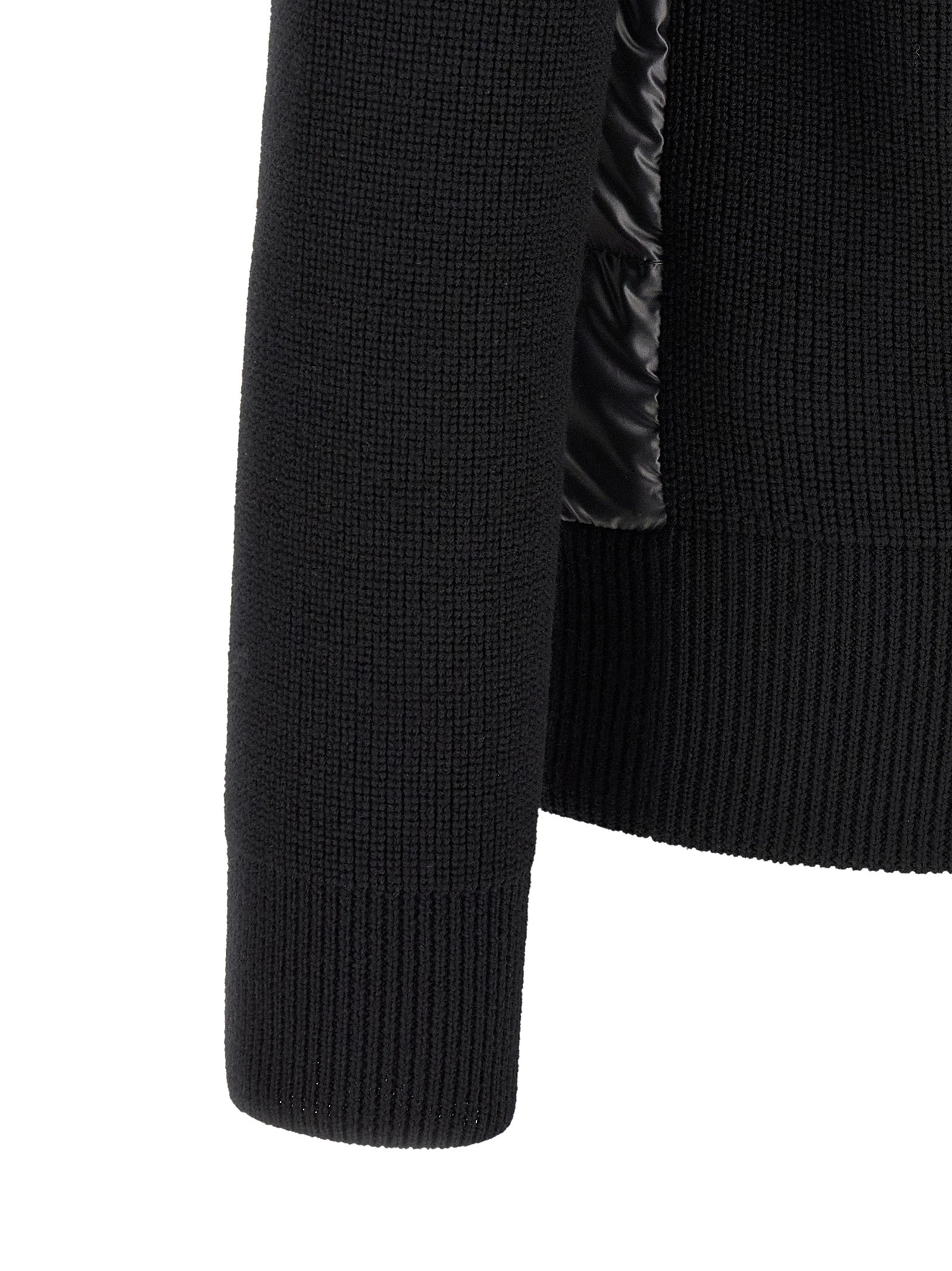 Moncler Black Polyester Men's Cardigan