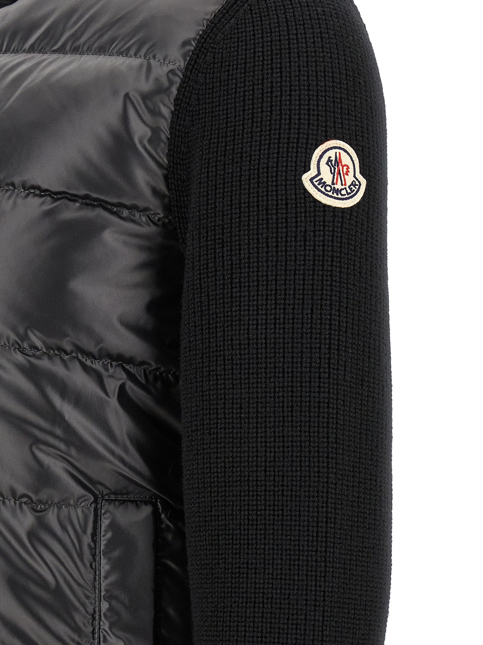 Moncler Black Polyester Men's Cardigan